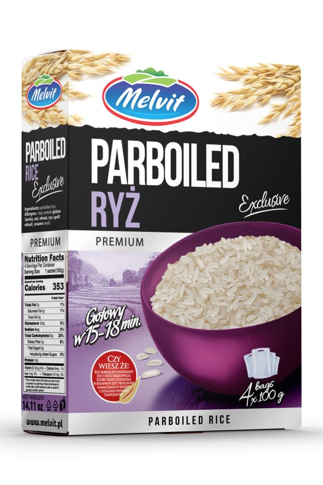 Melvit Rice (2 - PACK, Parboiled Rice)
