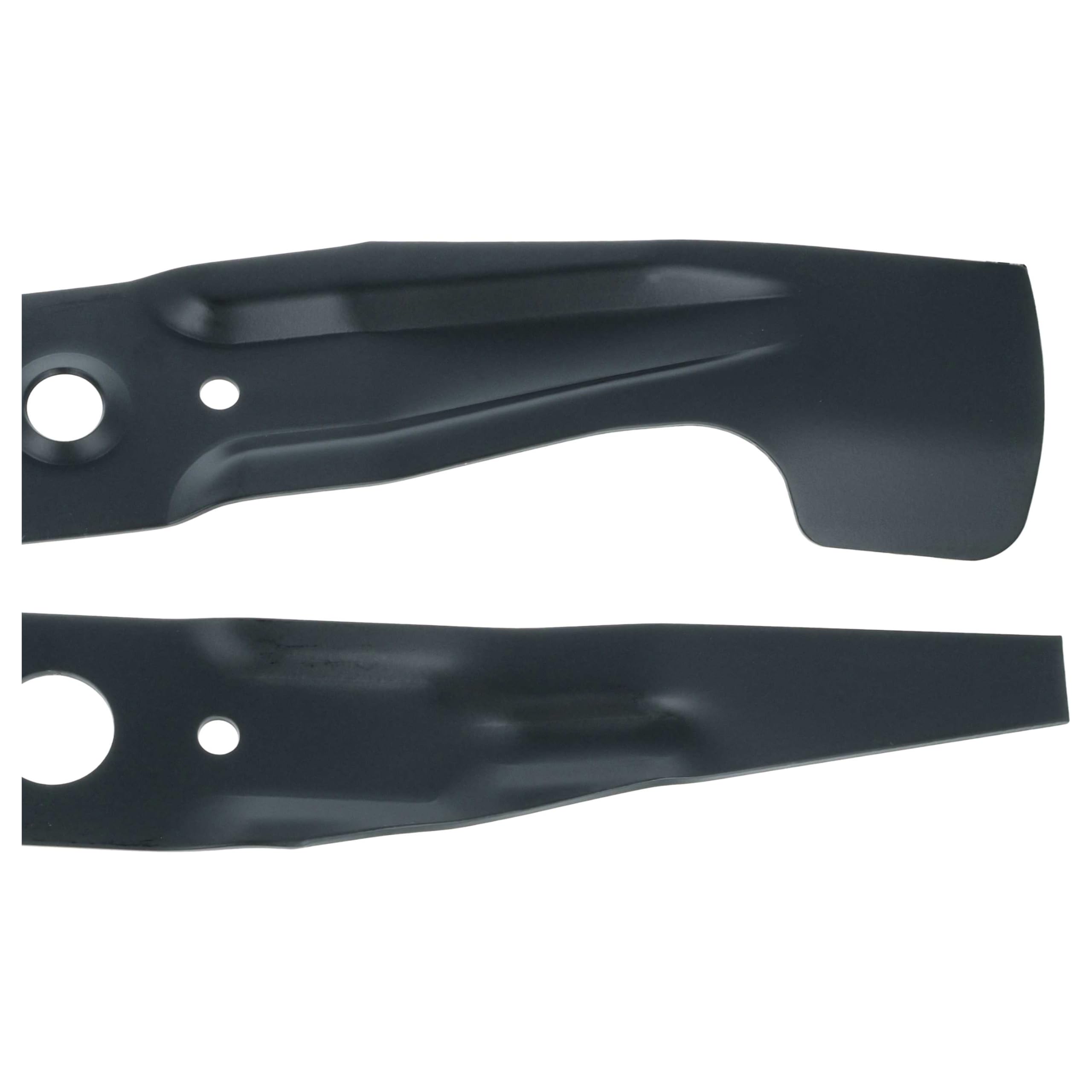 vhbw 2x Lama di ricambio compatibile con Honda HRD536, HRB535, HRX537, HRX537 C1, IZY 53, HRX537 C2 tagliaerba - nero, in acciaio
