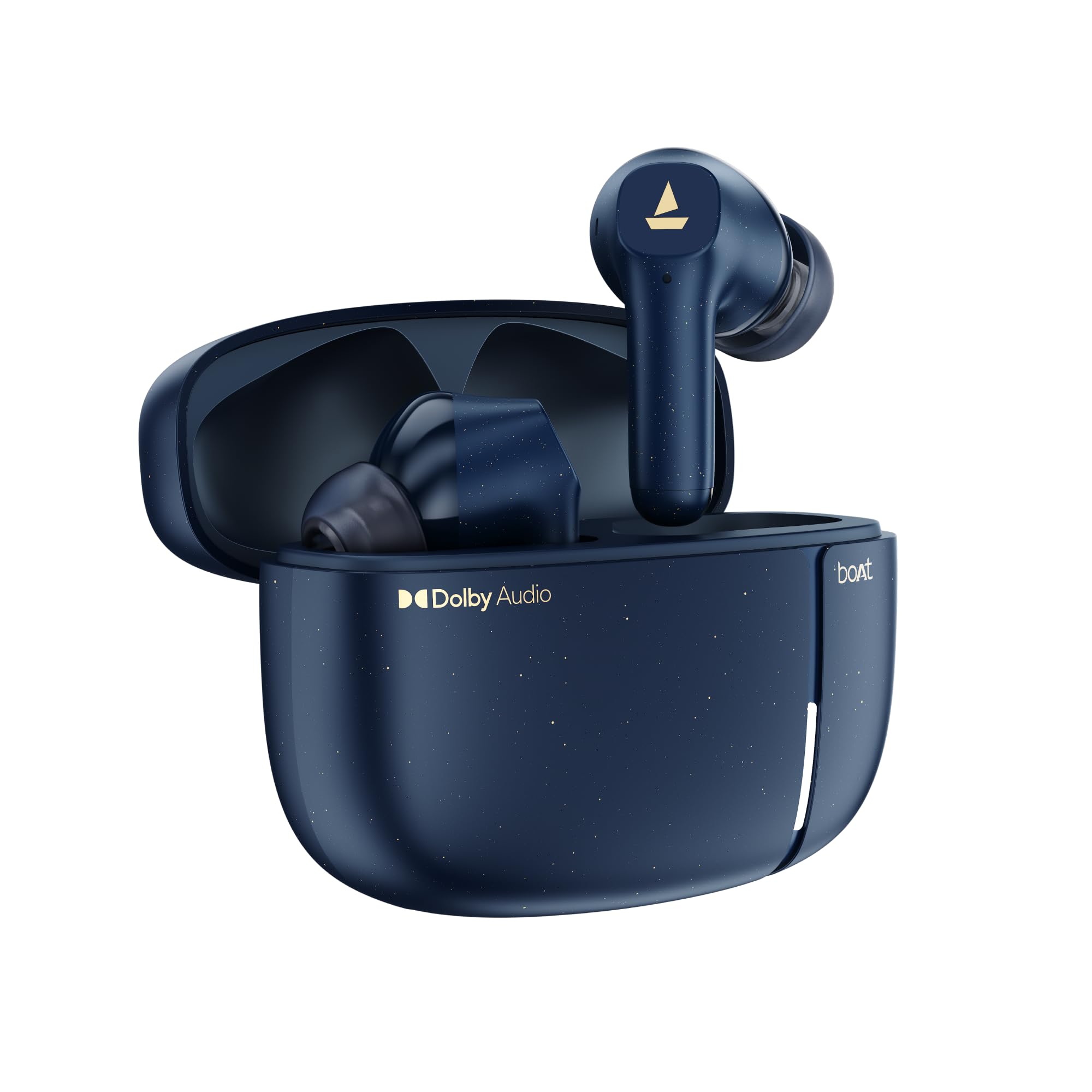 Boat Airdopes Prime 800D, Surround Sound by Dolby Audio, Up to 45H Battery, Quad Mic AI-ENx™, 11mm Drivers, ASAP™ Charge