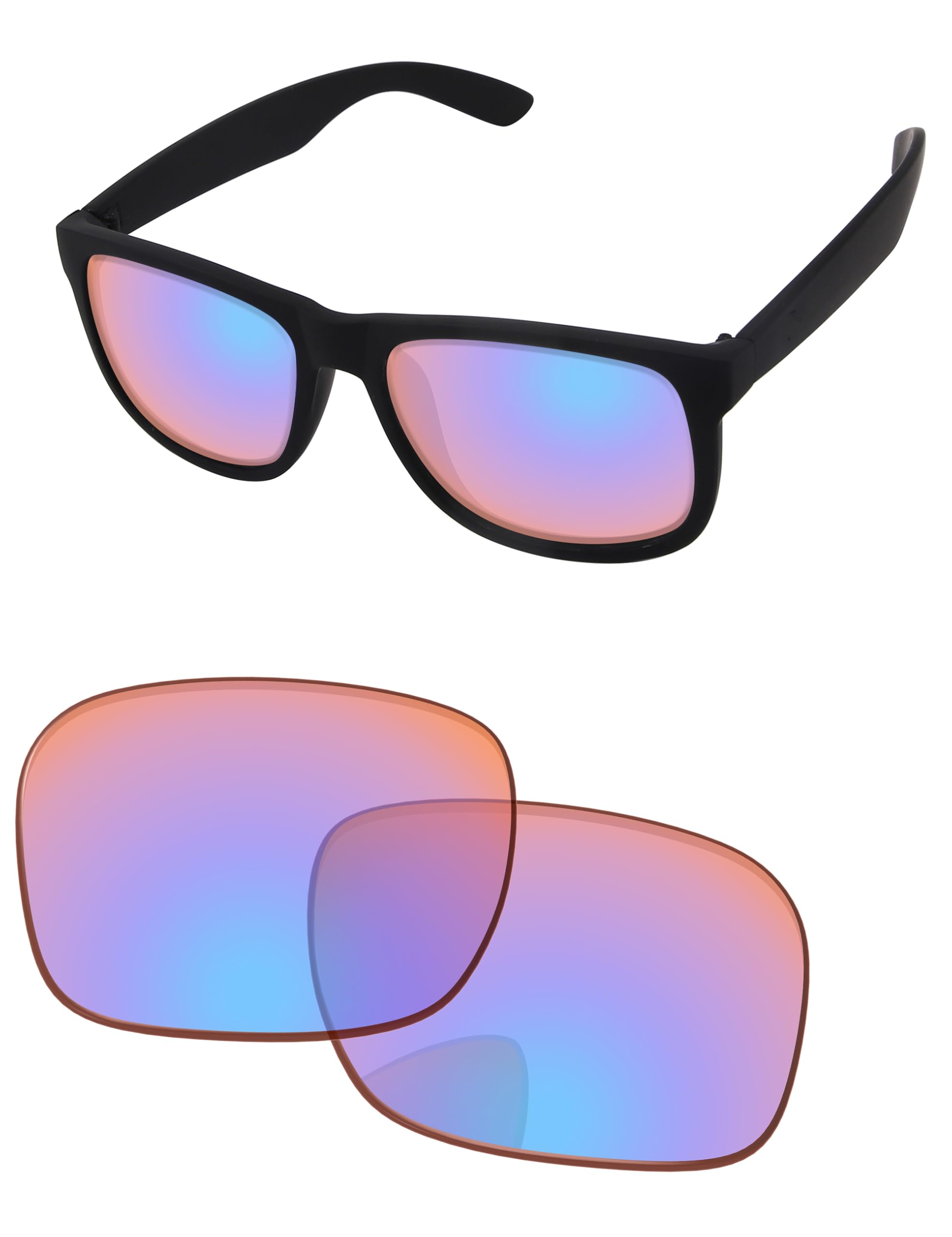 Lenti di ricambio compatibili con occhiali da sole Ray-Ban RB4166 da 52 mm
