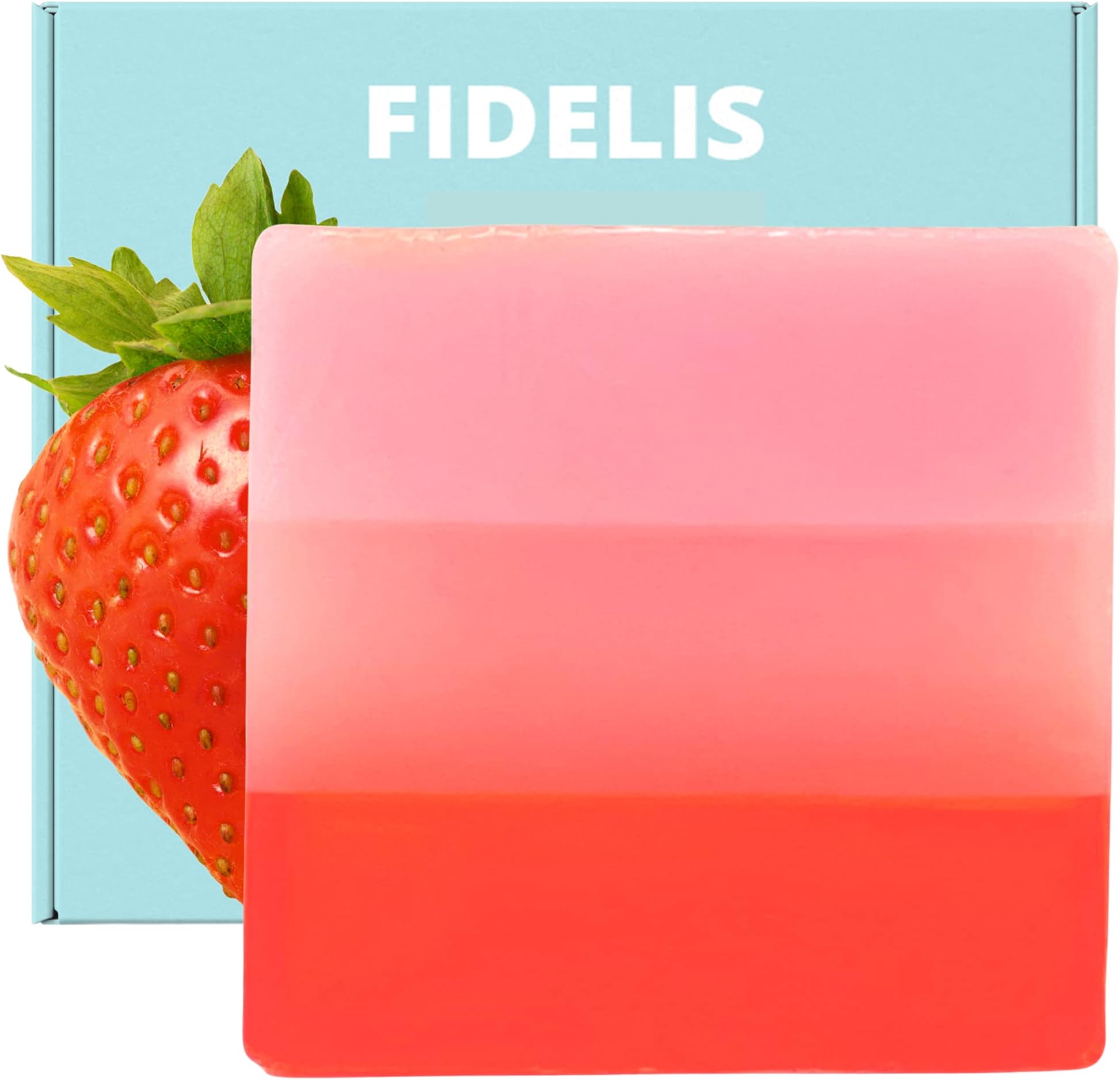 Yoni Soap Bar (2 Pack) 3.5 Oz pH Balanced V Clean Natural Feminine Wash (Strawberry)