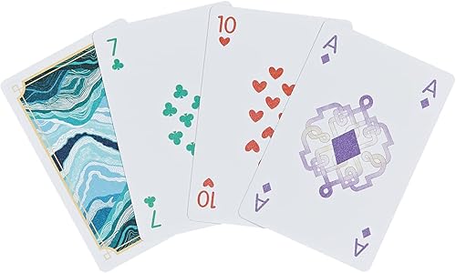 Miniatura 8 de Bohwa Tichu - Juego de mesa con estuche de cartas, 100% impermeable, tamaño de póquer, calidad en relieve, 1 baraja + estuche