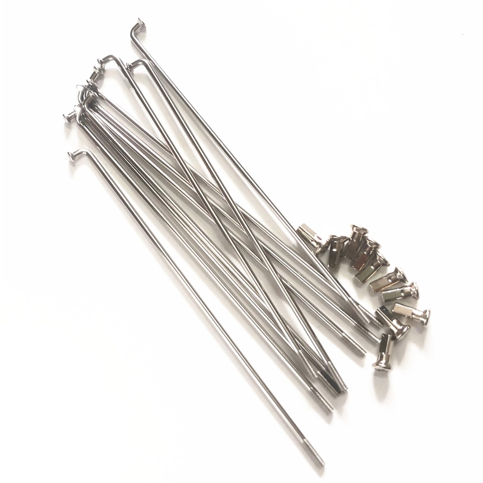 10 pz/lotto Materiale In Acciaio Inox Del Motociclo Raggi Diametro 3.5mm E-bike Raggi 9G