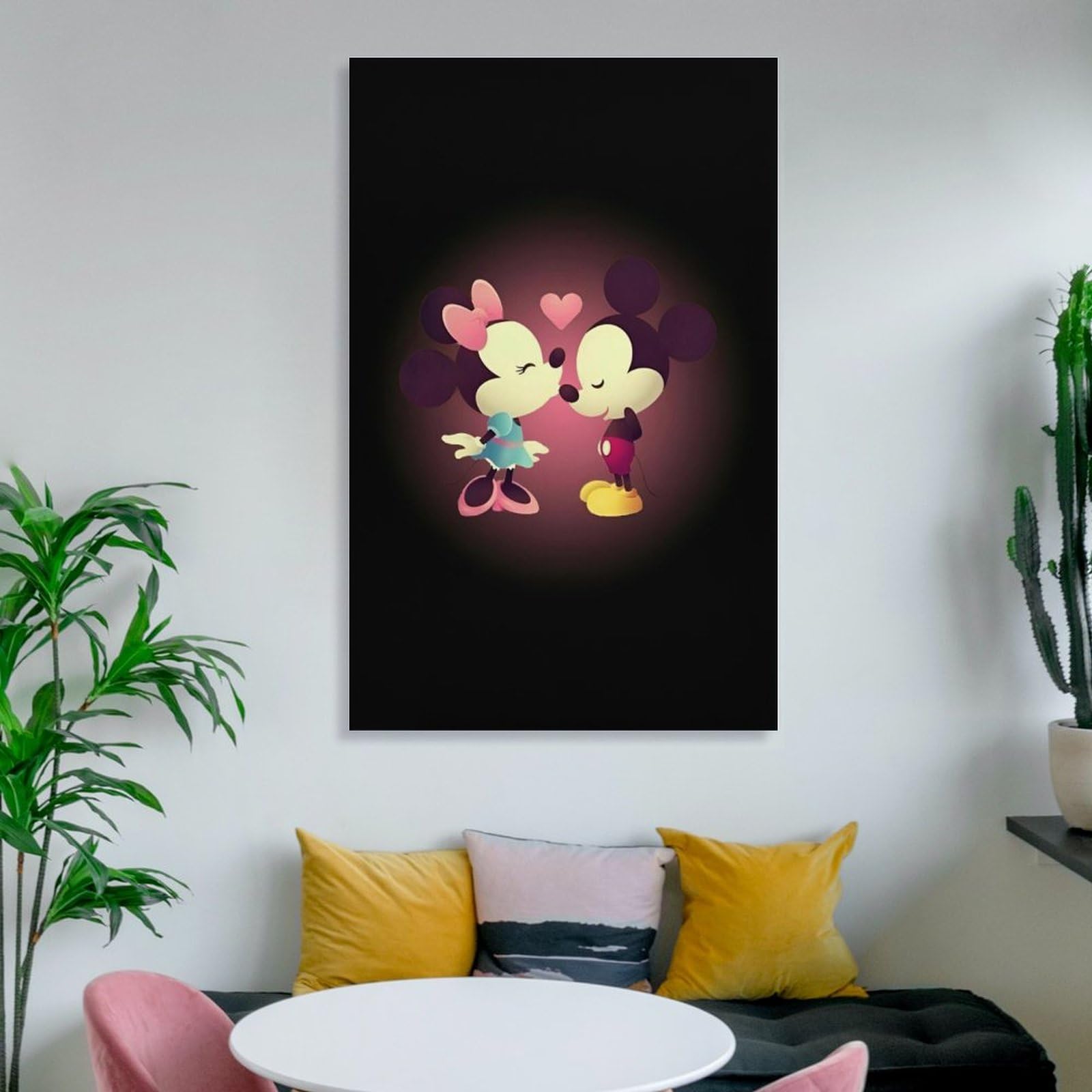 海外限定】ミッキー ミニー ラフ画 2点 絵画 インテリア