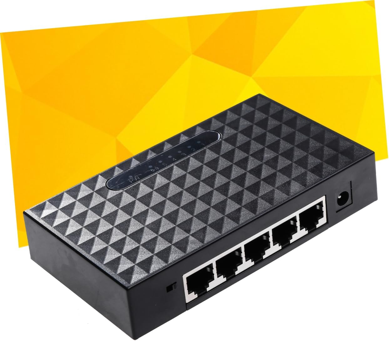 OSALADI 100m Gigabit Ethernet Port Splitter Mbps LAN Adapter Auto Mdix Energy Efficient Easy to Use