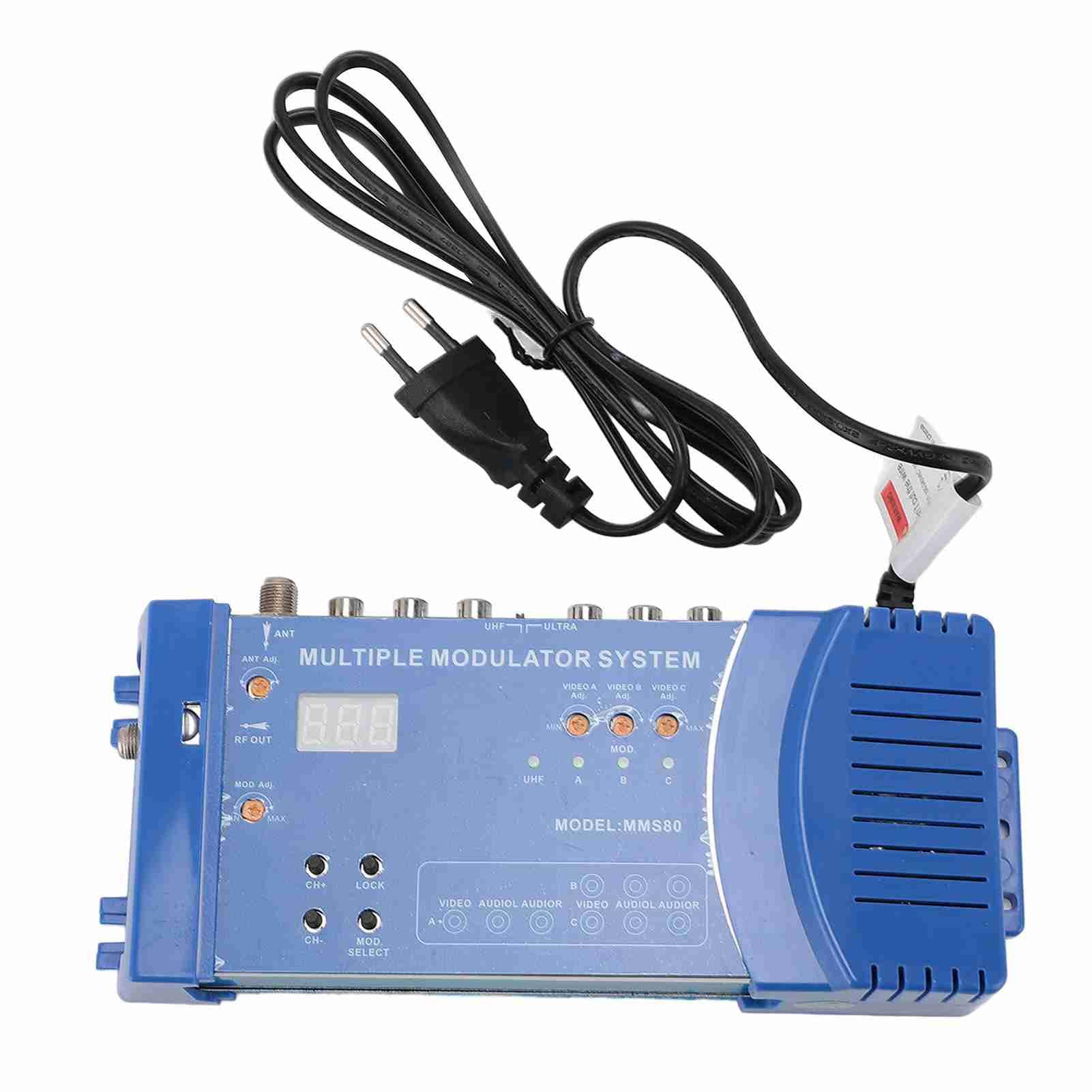 Modulateur RE, Système de Modulateur UHF, Entrées CVBS, Support NTSC, 136 Canaux Pleines Bandes, Plug and Play, Compatible avec Les Séries DA 8200 et DA 550 (Prise UE)
