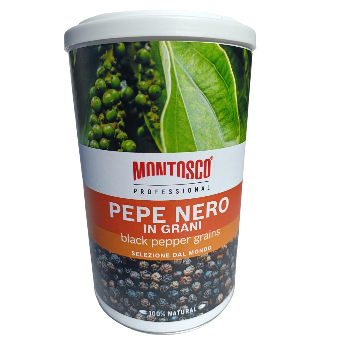 Pepe Nero Montosco Professional Barattolo da 560 g Spezie Condimenti