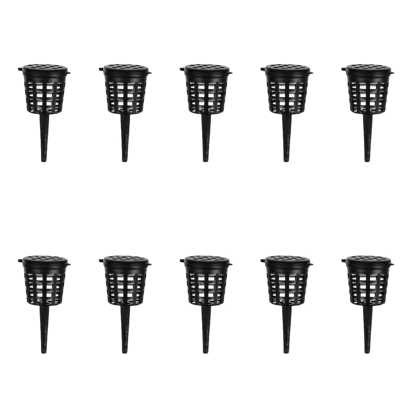 Msioytog D Pp Mesh Plant Basket With Li Flower Growing Basket Ideal For Water Culture Seedling An Root Control In Homes Garden Componentize Seedling Tray