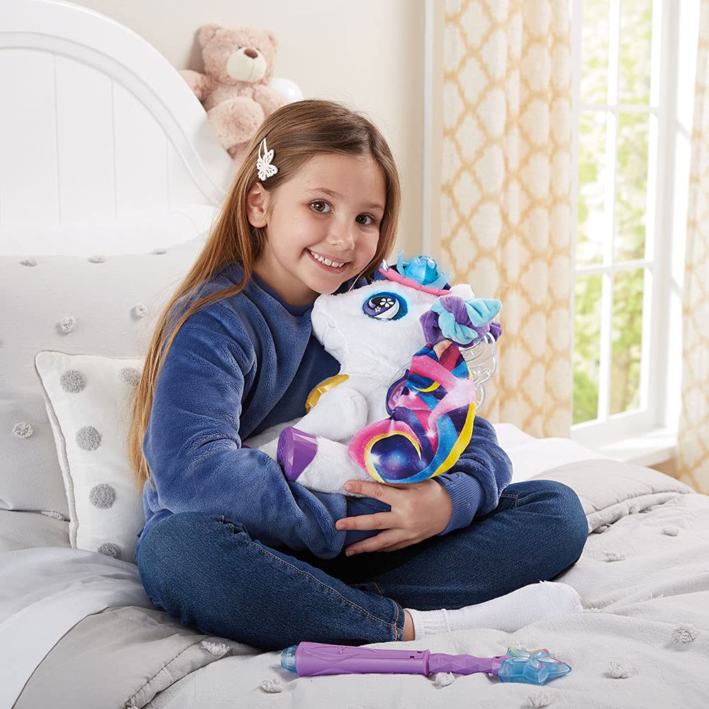 VTech Styla, Ma Unicorno Trucco Magico, Peluche Unicorno Interactive - Dati 4 Anni
