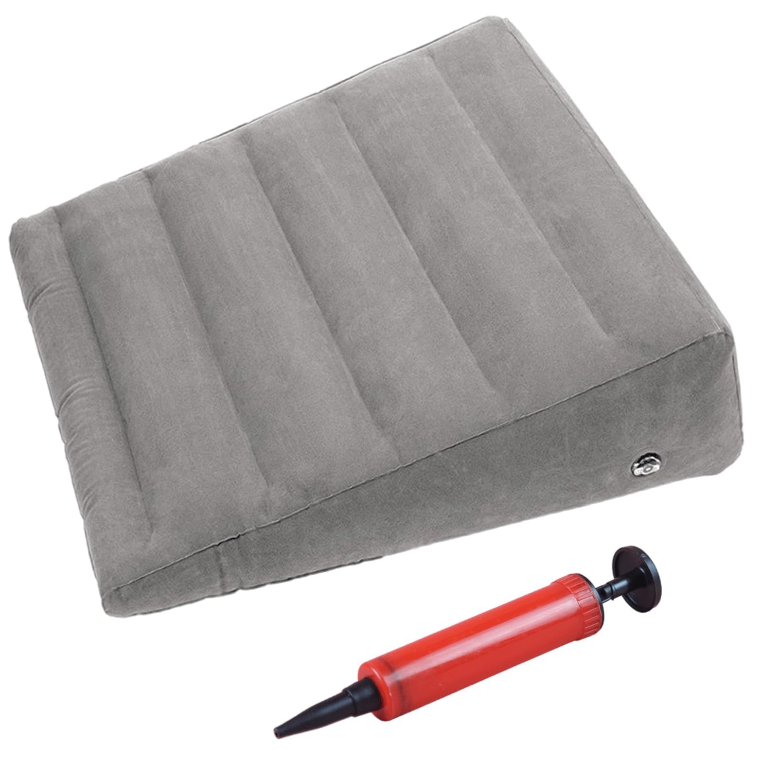 ZHYUAN Seat cushion, inflatable seat cushion, triangular inflatable pillow, triangular back pillow, ideal for relieving postoperative pain, foot injuries, sleep