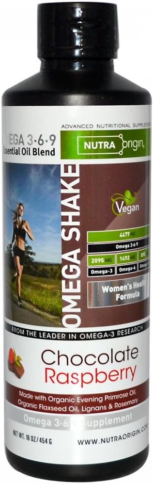 Omega 3-6-9 Chocolate Raspberry Shake 16 Ounces