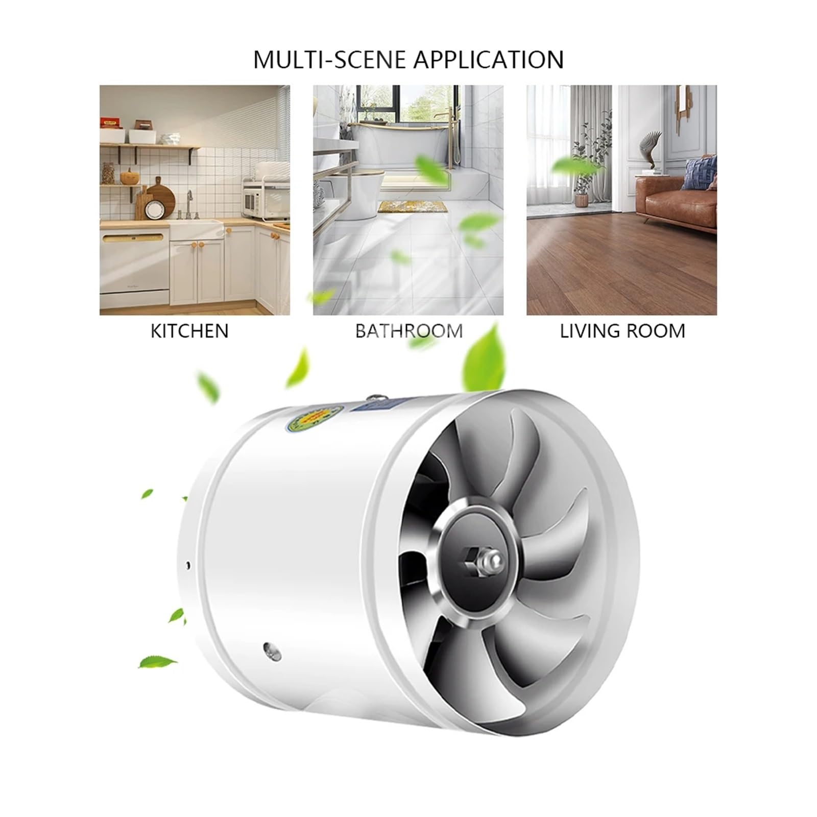 Amazon | ダクトファン 4/6 インチ空気換気ダクトファン強力な換気壁