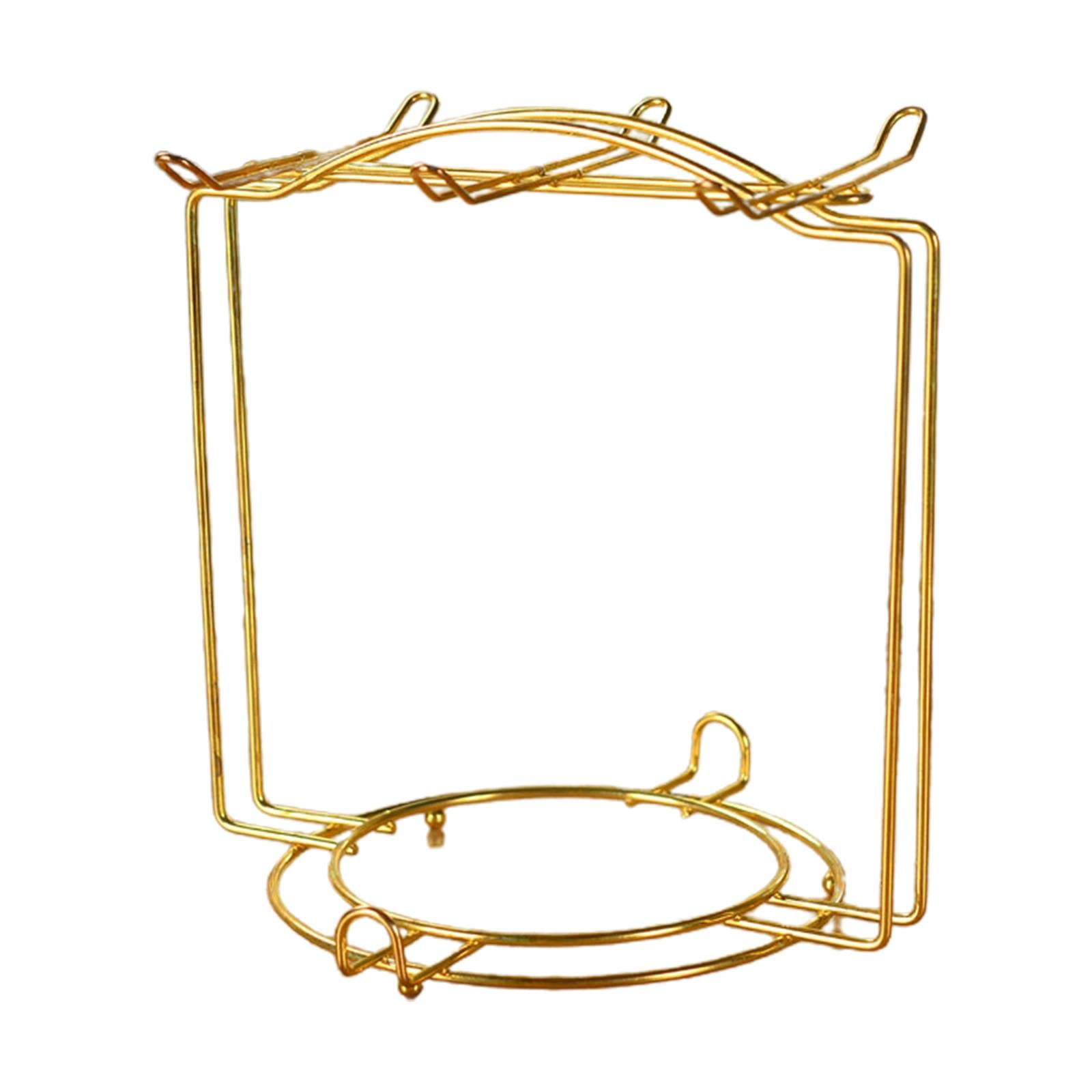 Mug Holder Stand Anti Corrosion Storage Rack Organizer for Kitchen Golden-image-42