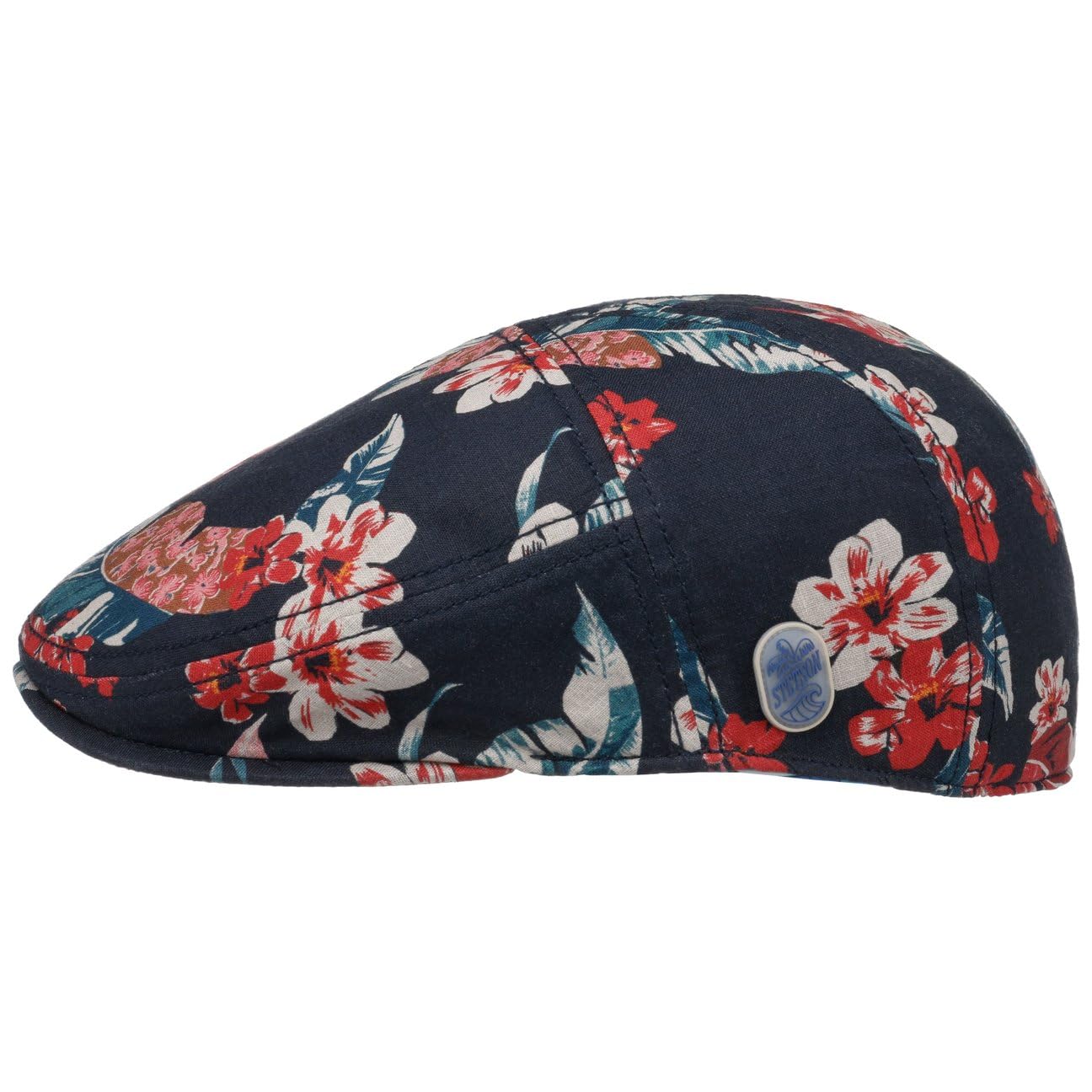 Stetson Flowlin Gorra Irlandesa Flores Multicolor Lino Unisex Primavera Verano