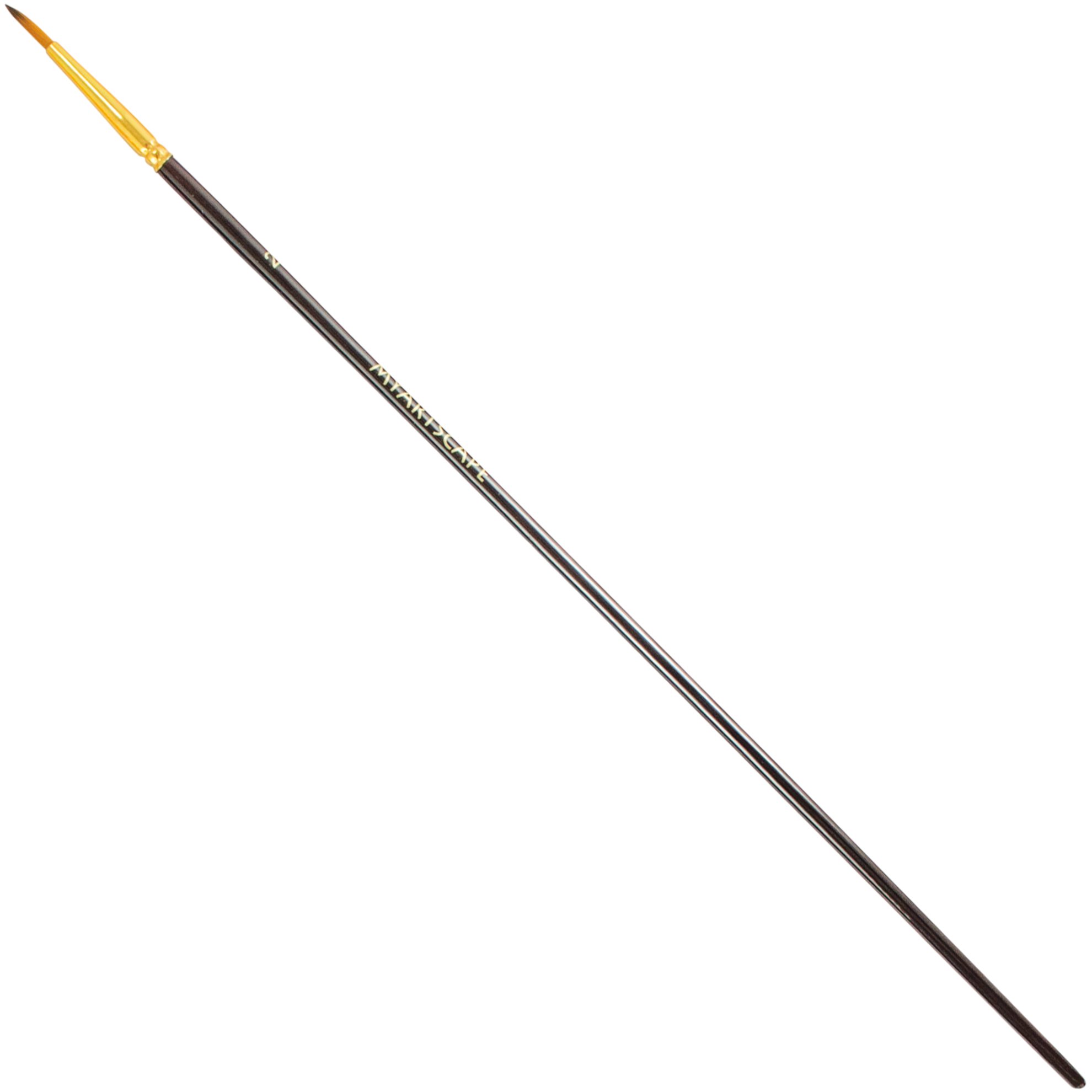MyArtscape Taklon Synthetic Brushes - Long Handle Replacement Brushes (Round 2)
