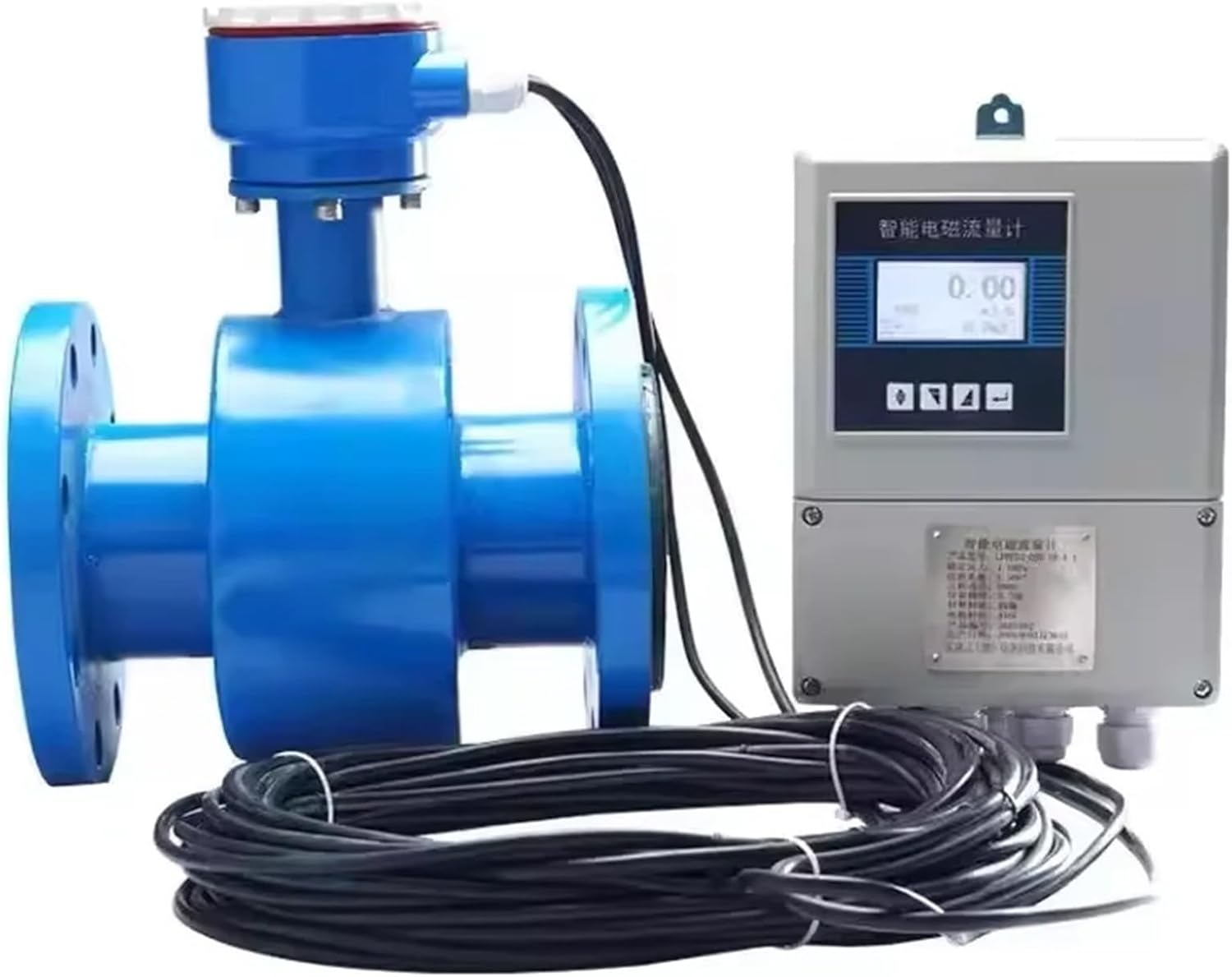 DN50 Split Type Magnetic Flow Meter Chemical Sewage Treatment Station Liquid Electromagnetic Flowmeter(DN20 PTFE Liner)