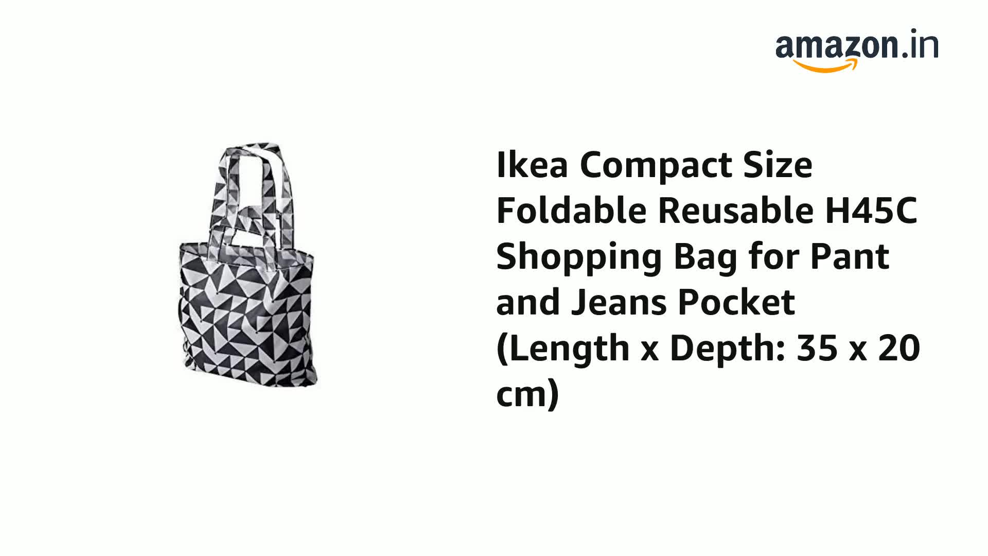 ikea folding shopping bolsa