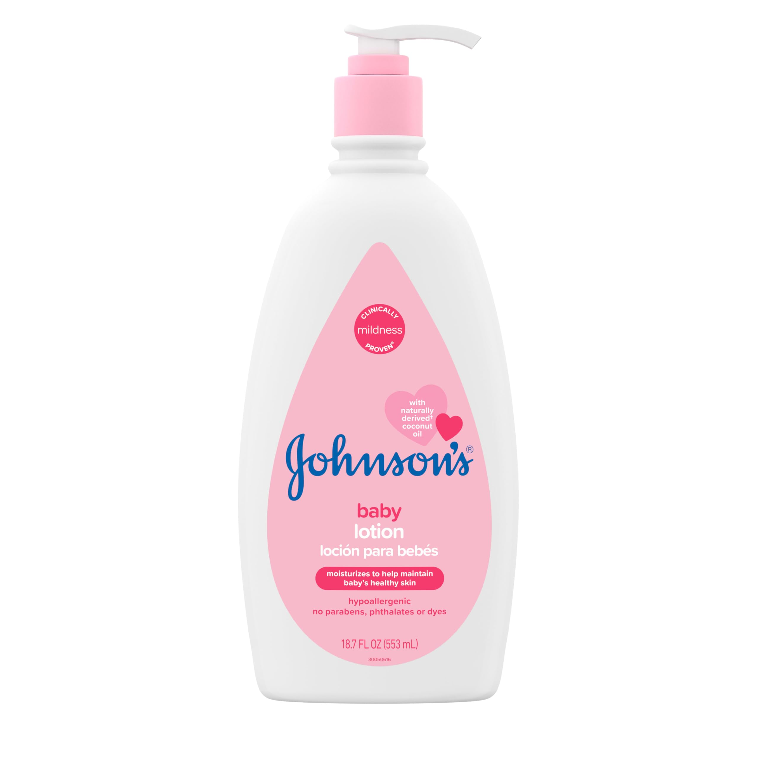 Amazon.com: Johnson's Moisturizing Mild Pink Baby Lotion with