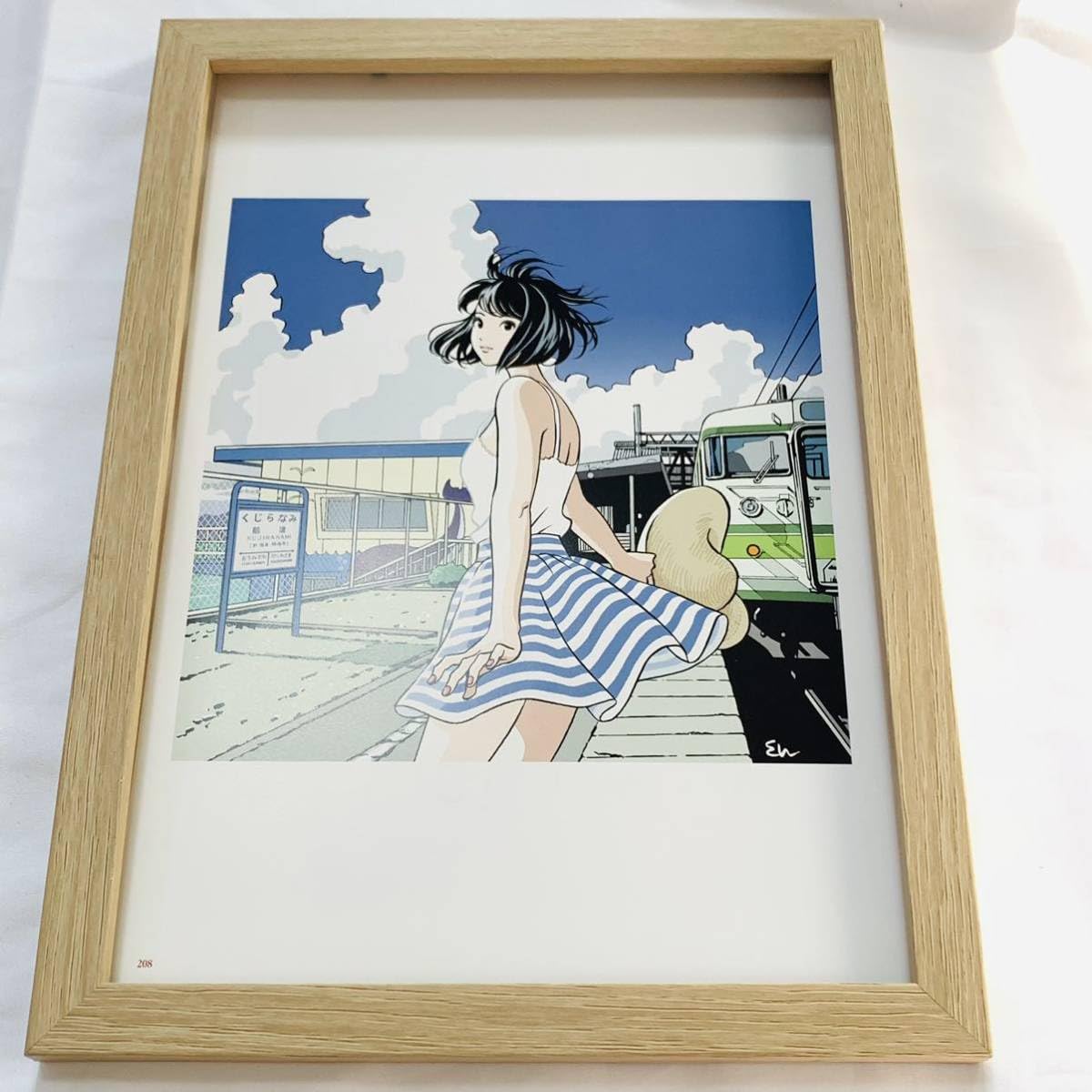 Amazon.co.jp: 江口寿史 イラスト 額装品 B5サイズ ポスター風