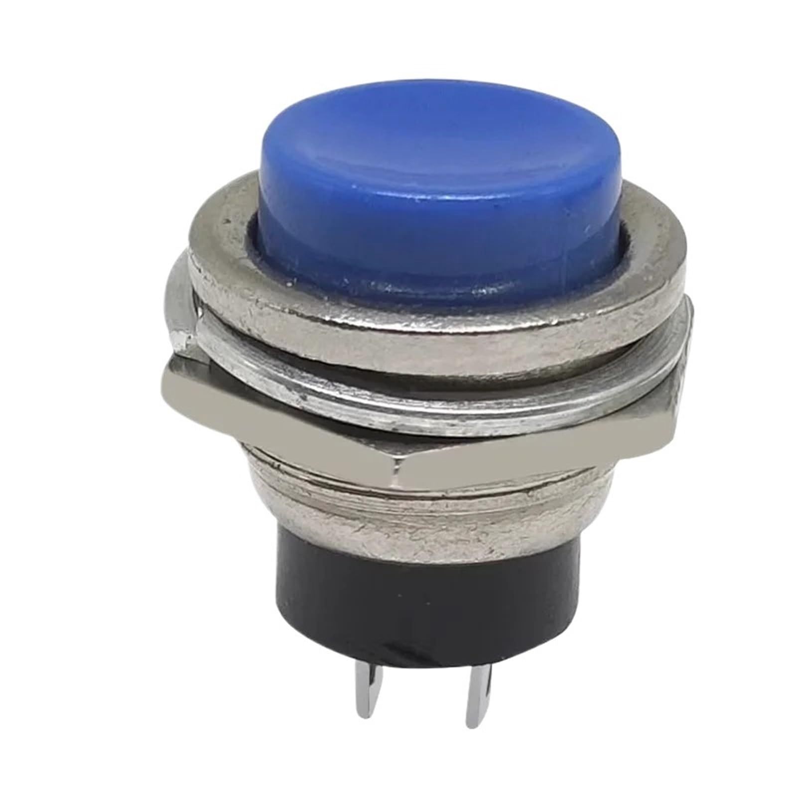 Okrągły przełącznik zasilania DS-212, 16MM, mały automatyczny reset chwilowy przycisk, 5/20 sztuk (czerwony, 100 szt.)