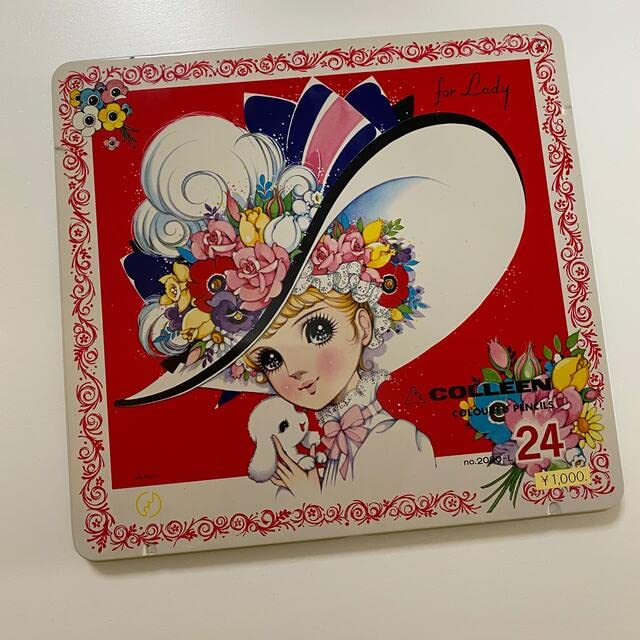 新品　 昭和レトロ  高橋真琴  当時物 色鉛筆 24色 Lady Amazon | 高橋真琴 色鉛筆 24色 Lady | 色鉛筆 | 文房具