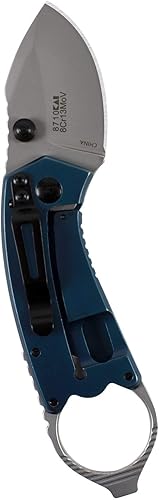 Miniatura 3 de Kershaw Antic - Cuchillo de bolsillo plegable, hoja de acero inoxidable 8Cr13MoV de 1.75 pulgadas, mango recubierto de PVD de acero inoxidable,