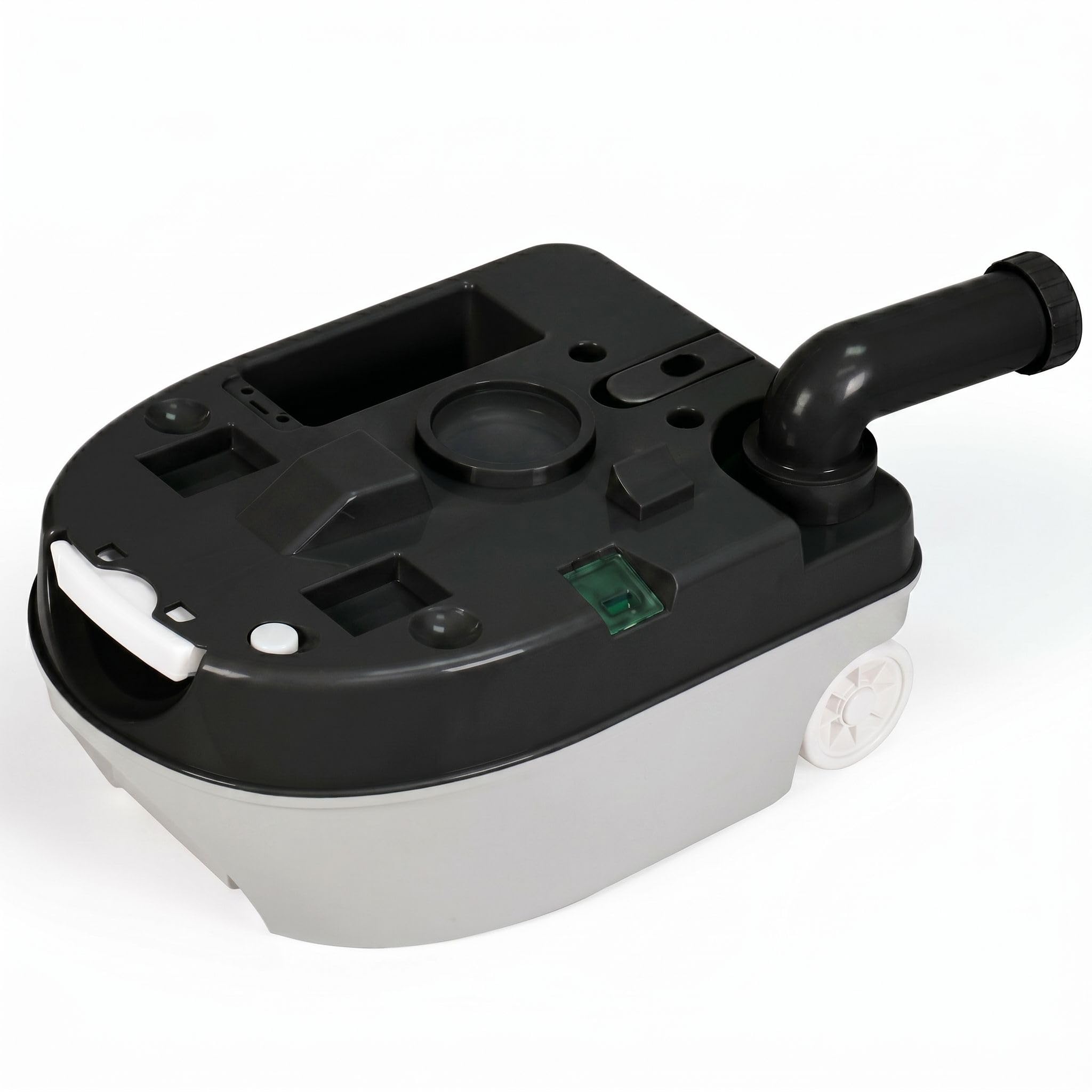 briebe Camp WC Inodoro Portátil Químico con Ruedas Adultos Potty 24L Camping, Camper, Auto Caravana, Water con Cisterna Descarga Agua 20L, Válvula Drenaje sin Fugas, Fácil Limpiar y Vaciar WC1196G