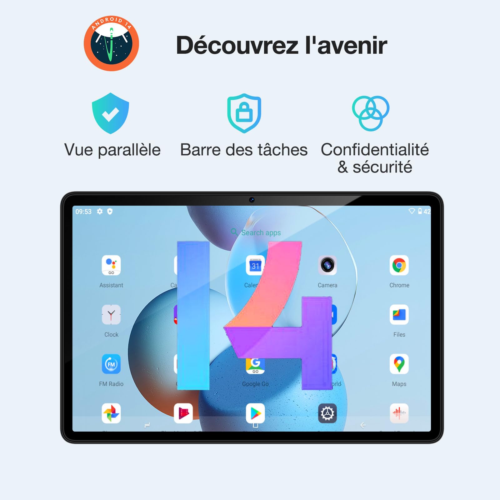 T30E Tablet z systemem Android 14, Dual 4G LTE, 8000mAh 11 cali, 128 GB ROM (TF 1TB), tablet dotykowy, Octa Core, 13MP+5MP Widevine L1, Face ID/OTG