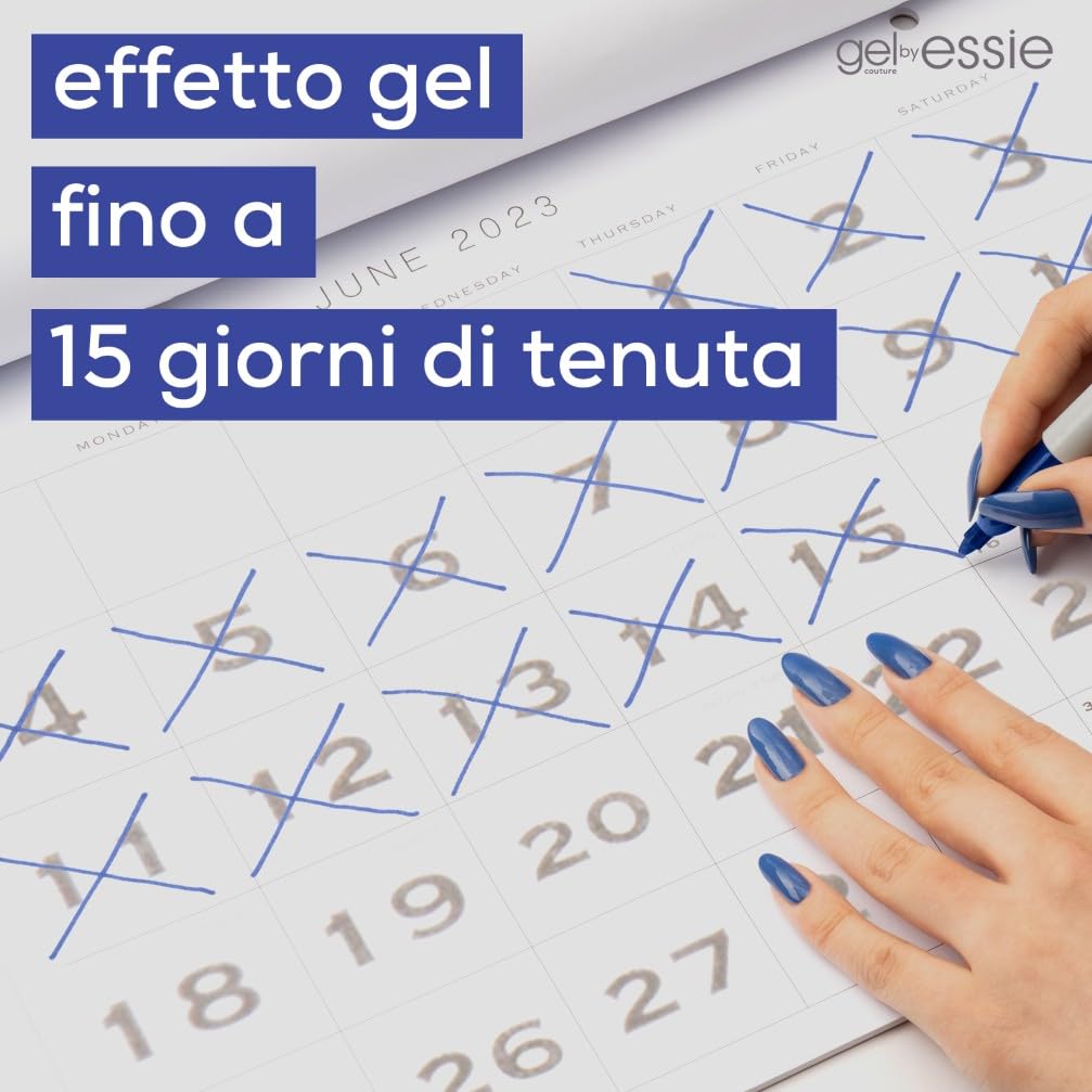 Essie Smalto Top Coat, Per Unghie Effetto Gel dal Risultato Professionale, Finish Ultra Brillante, Lunga Durata Fino a 15 Giorni, Gel Couture, 13,5 ml