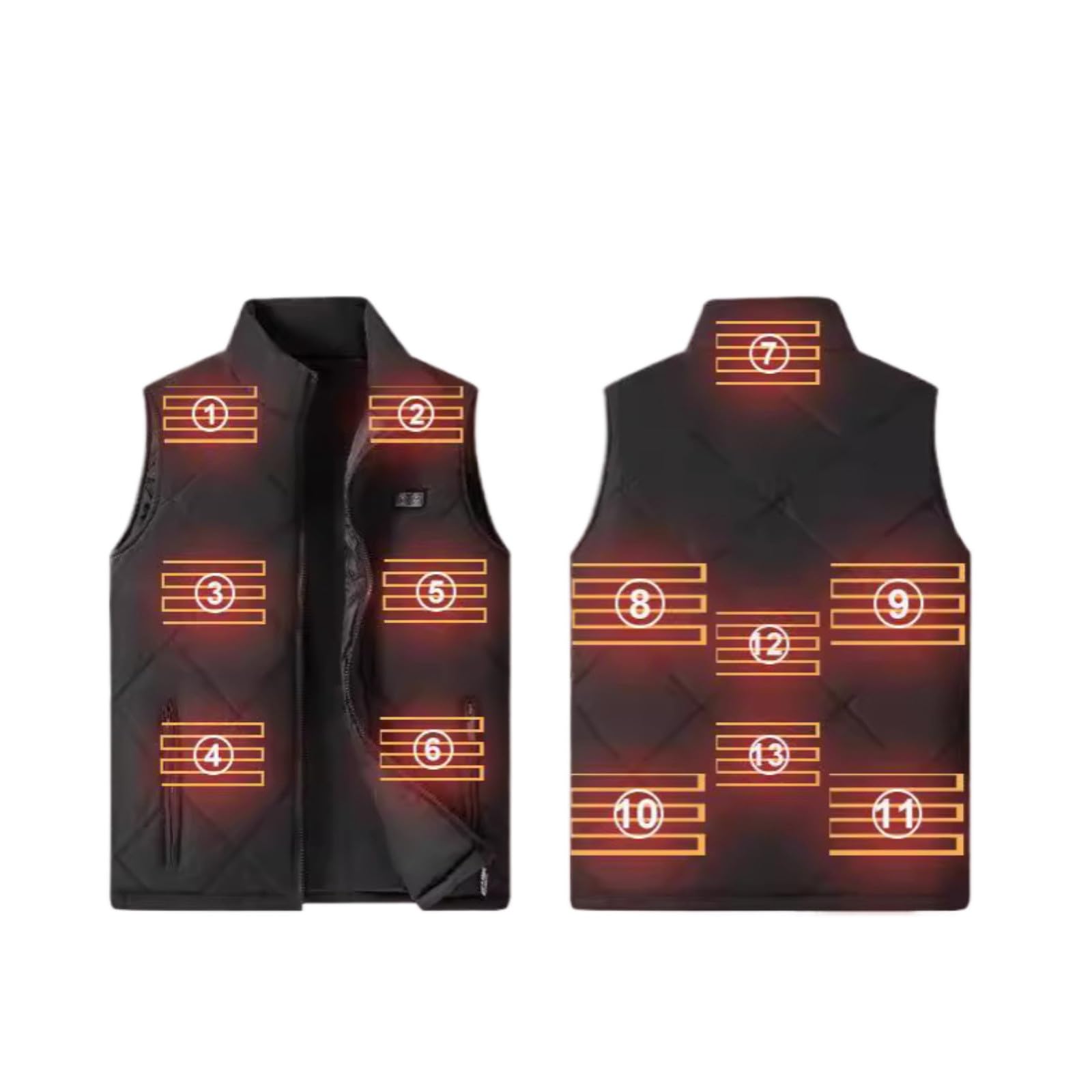 Gilet chauffant pour garçons 2026 - Vêtement d'hiver intelligent - Chargement USB - Veste chaude sans manches pour enfants par temps froid (2)