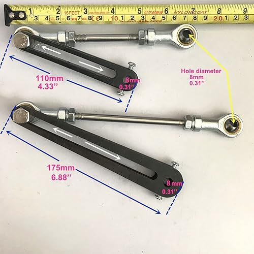 Miniatura 4 de Brazo basculante de motor telescópico alternativo con carrera ajustable, palanca basculante de bricolaje, motor alternativo eléctrico, accesorios