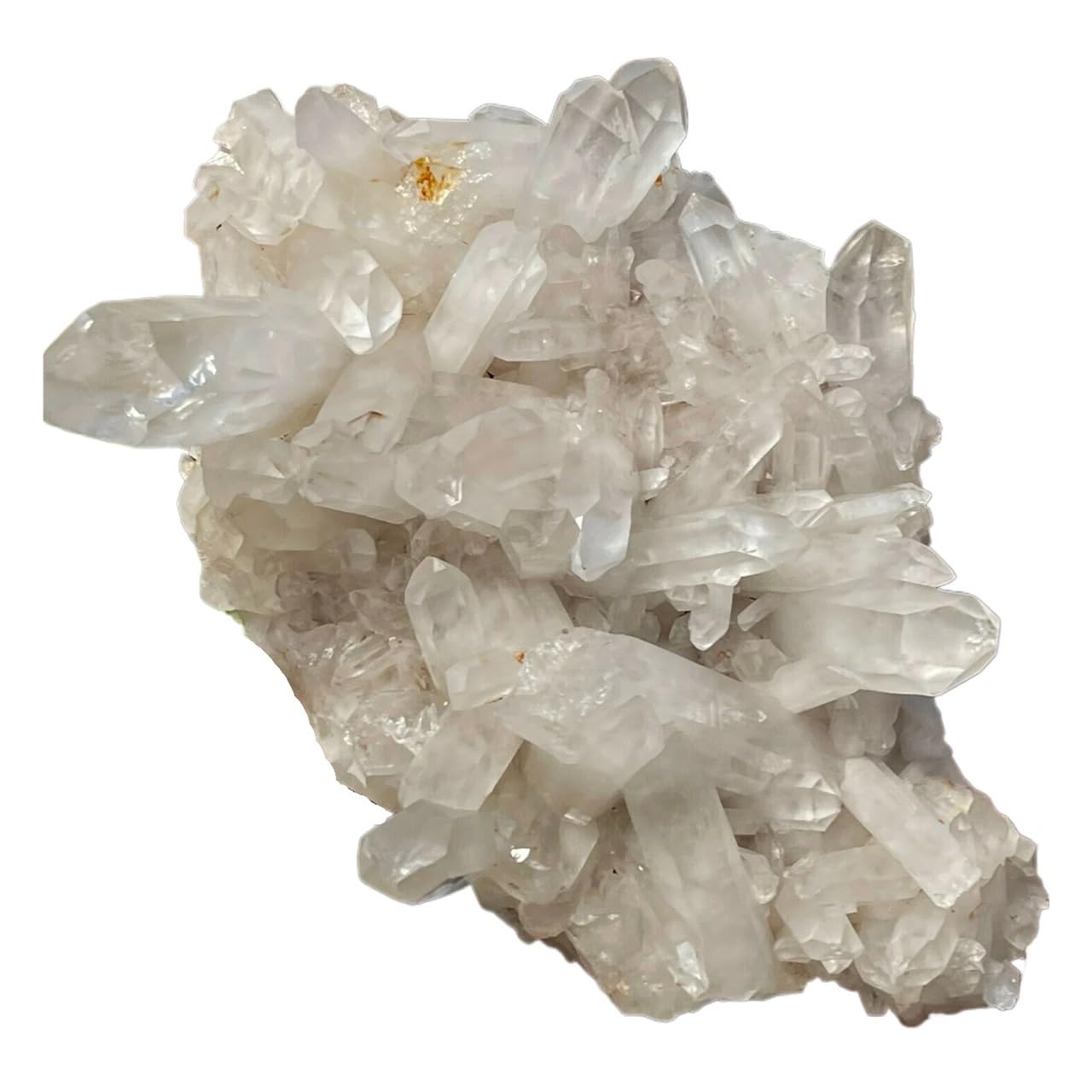 QWZTAEOZA 1pcs 50-100g White Crystal Cluster Quartz Home Office Decoration
