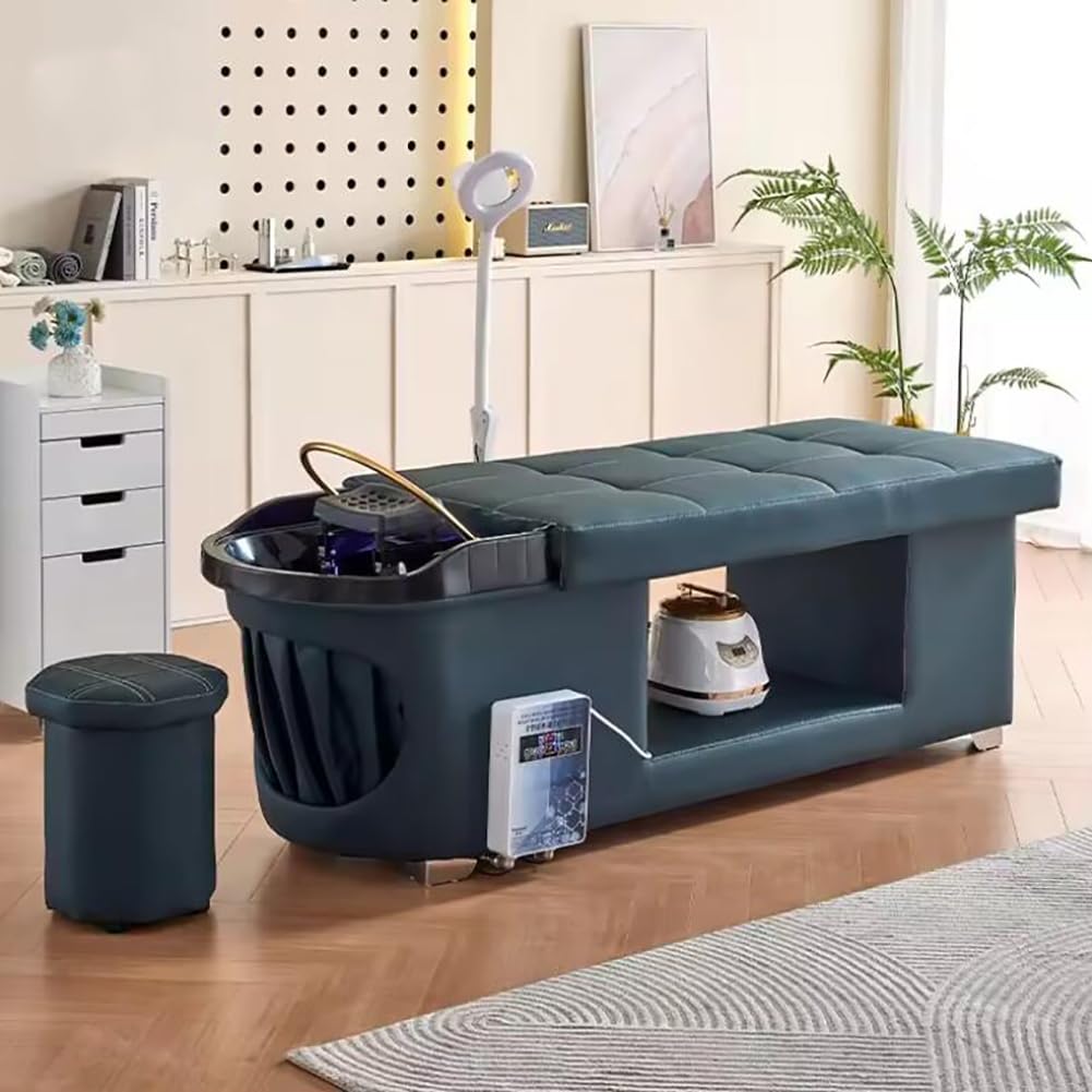 Multi-Functional Thai Massage Bed Hydrotherapy Circulating Shampoo Head Treatment Flat-Laying Salon Beauty Bed