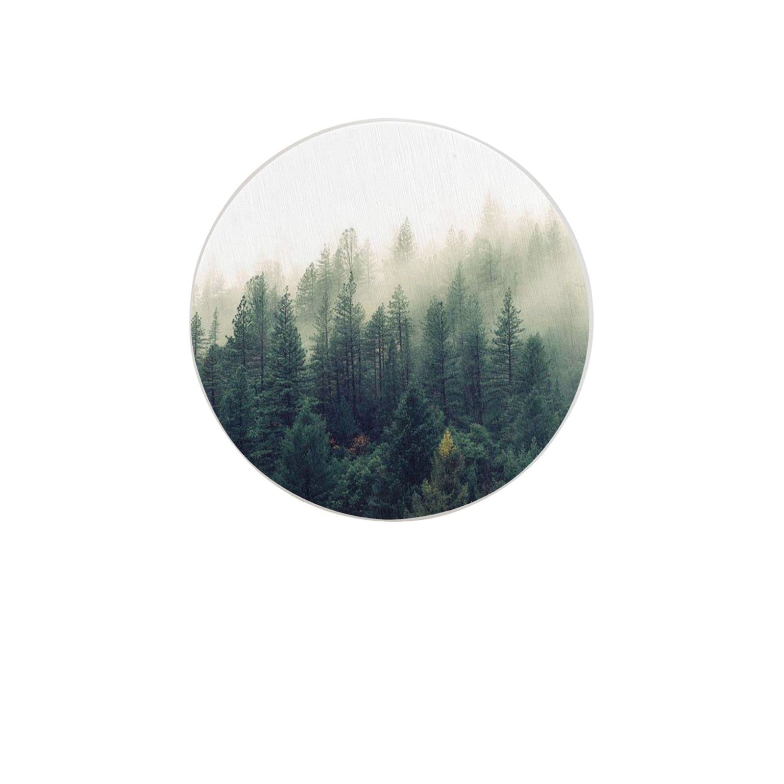 Foggy Two Pieces Drink Coaster for Tabletop Protection Place Mats for Home Decor