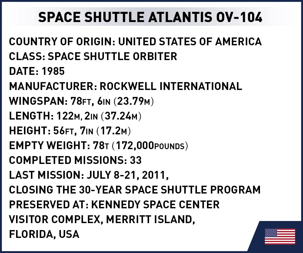 COBI Navette Spatiale Atlantis