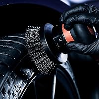 Vista 2 de SGCB PRO - Cepillo de taladro para alfombras de 3.5 pulgadas con accesorio de taladro, cepillo de limpieza para detalles de automóvil, cepillo