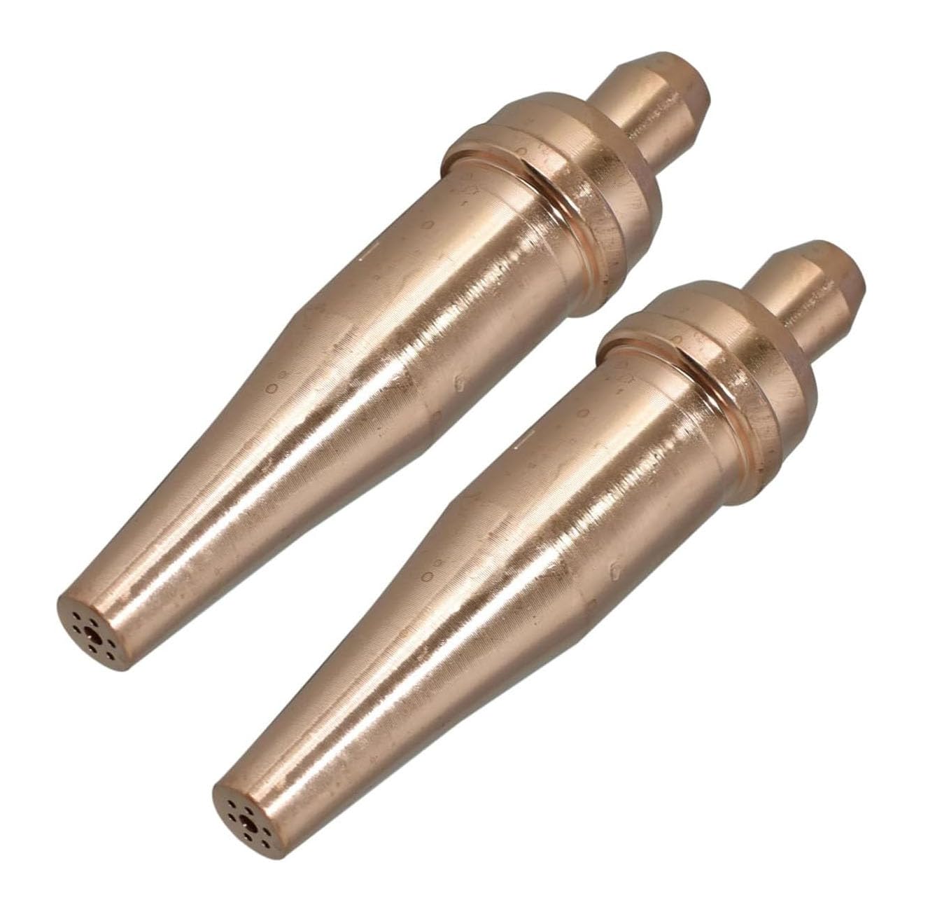 RIVERWELD Acetylene Cutting Tips 1-101 Size 4 and 4-1-101 for Victor-Style Oxygen Oxy Oxyfuel Cutter Torch Made of Copper PK2