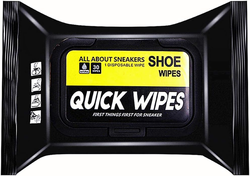 MEZUT30 pcs Sneaker Wipes Cleaner - Professional Travel Disposable Shoe Wipes, You Need a Better Wipes to Keep Your Sneakers Tidy (1 pack)