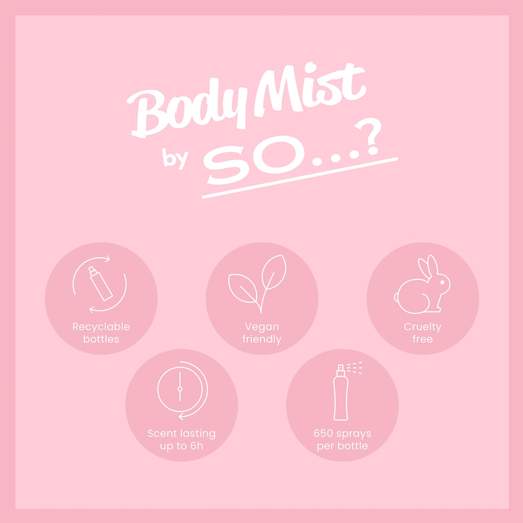 Body Mist By So…? Womens Vanilla Body Mist Fragrance Spray, Travel Size, 100 ml, 1 piece — view 3