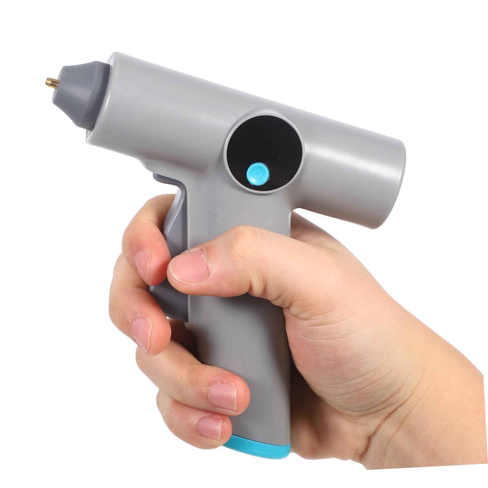 Incollatrice a Caldo Cordless Digitale, Compatta e Leggera | Ricaricabile a Batteria, ad Alta Adesione e Rapida, per Legno e Vari Materiali, per Bricolage e Decorazioni