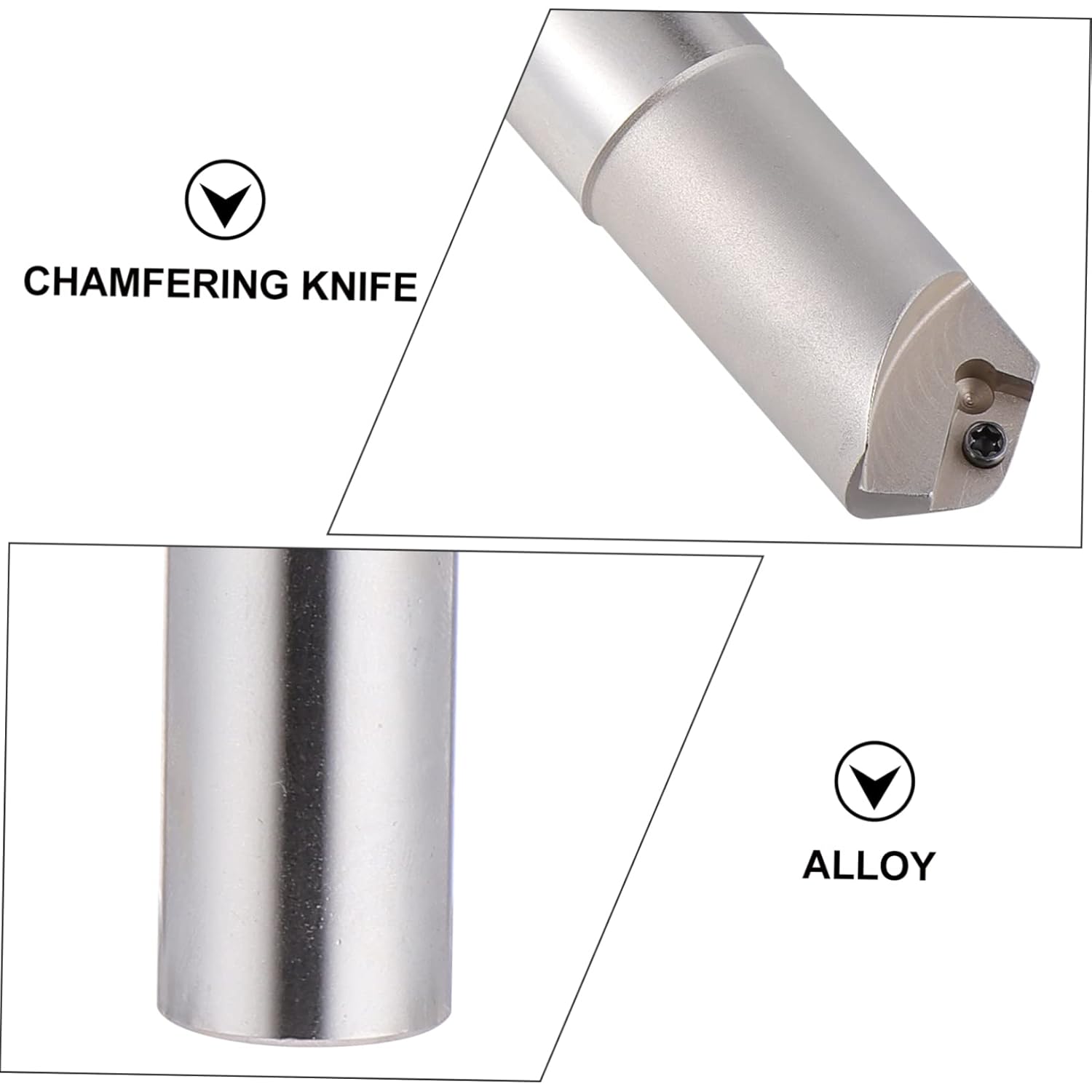 90degree Right Angle Chamfering Tool Holder End Milling Cutter Arbor Lathe Chamfer Tool High Toughness Bending Absorption Resistance