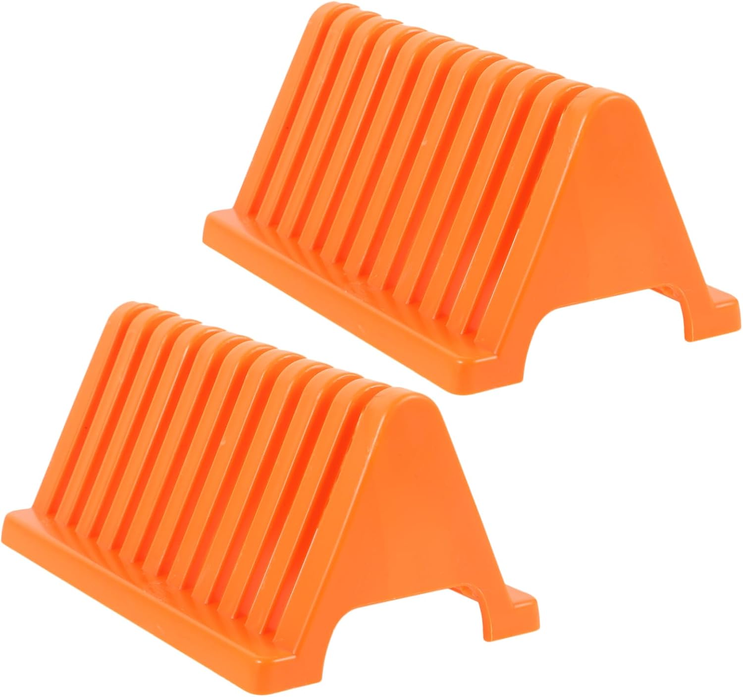 GLEAVI 10pcs Microscope Slides Rack for Laboratory Staining Compact Plastic Storage Stand Space-Saving Design for Experiments Eye-catching Practical Microscope Slide Holder