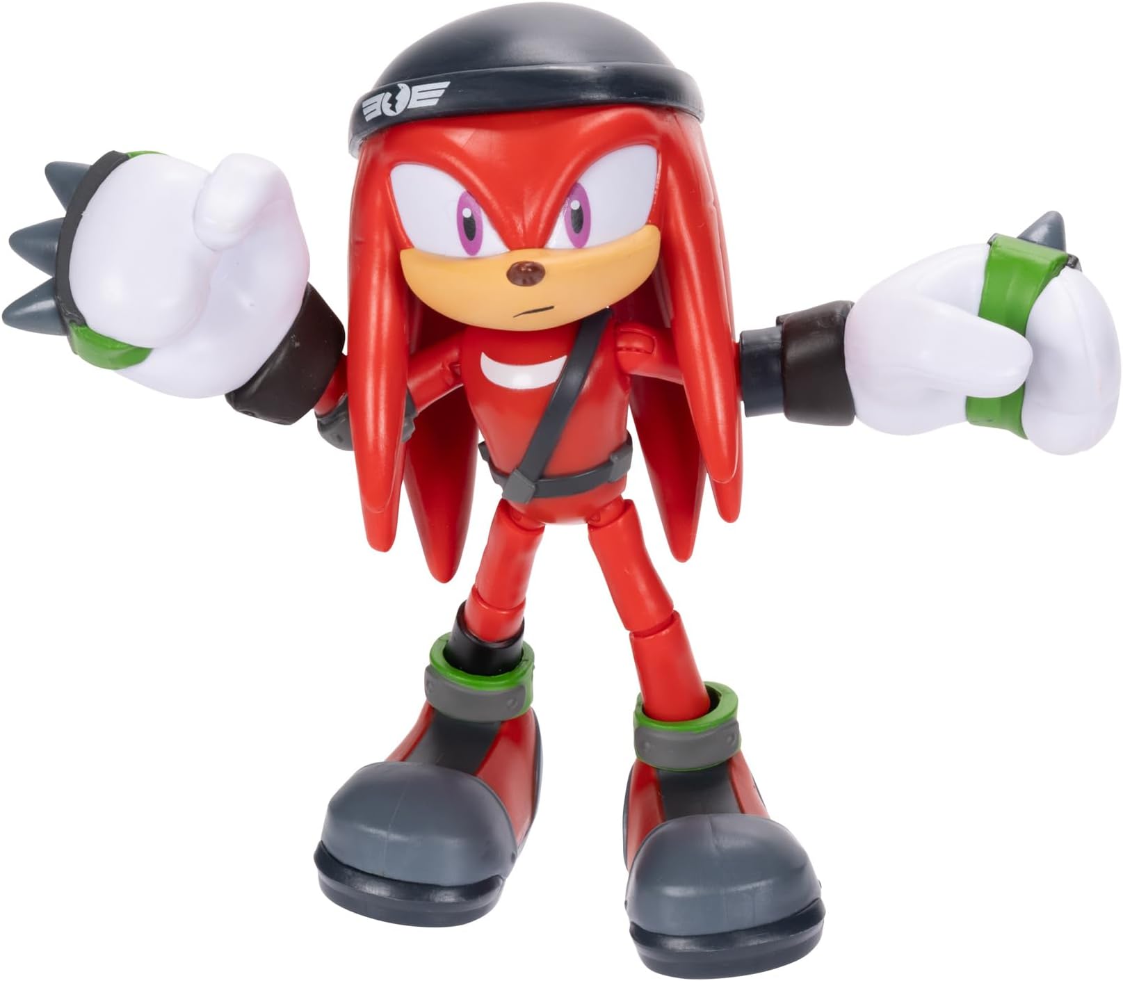 Sonic The Hedgehog Prime 5-inch Knuckles - New Yoke City Action Figure 13 points of Articulations. Ages 3+ (Officially licensed by Sega and Netflix)