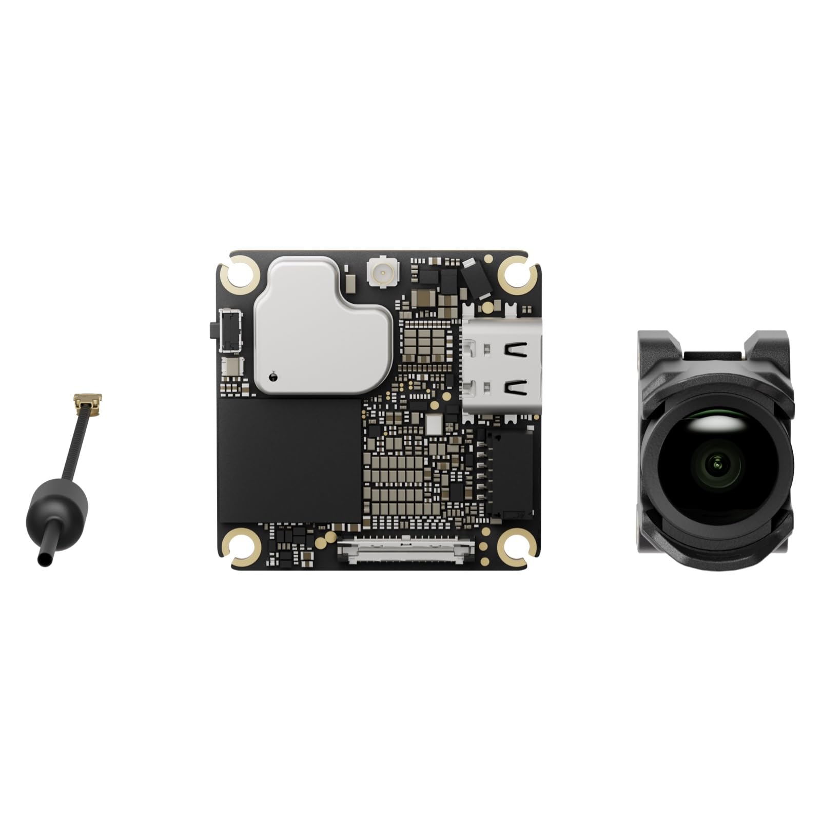 DJI O4 Wide Air Unit für FPV-Drohnen, 159° ultraweites Sichtfeld, digitales Übertragungssystem, 20 ms geringe Latenz, 10 km maximale Reichweite, 4K/60 fps Videoaufnahme, 1080p/100 fps Live-Ansicht