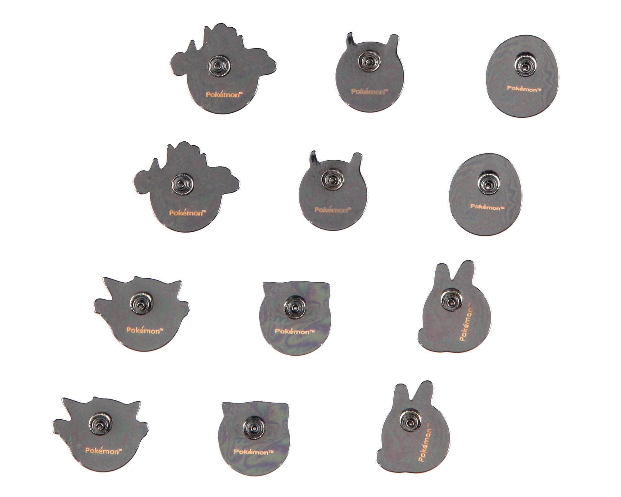 Pokémon Lot de 6 paires de boucles d'oreilles à tige en émail