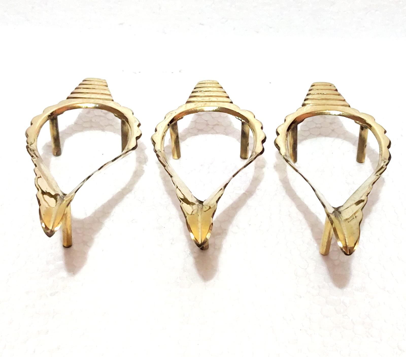 Présentoir à bagues vintage en métal doré idée cadeau originale bijoux