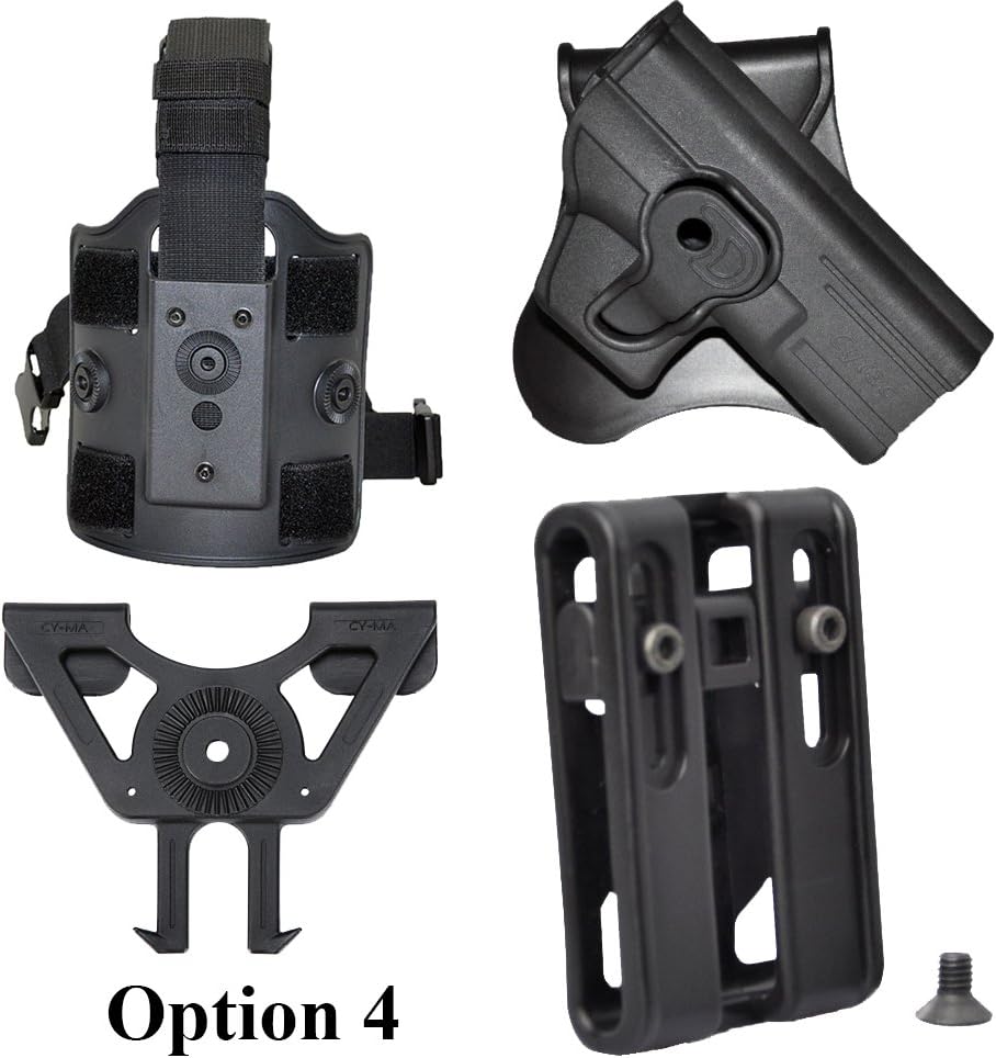 Tactical Scorpion Gear: Fits Springfield XDS Modular Level II Retention Paddle Holster