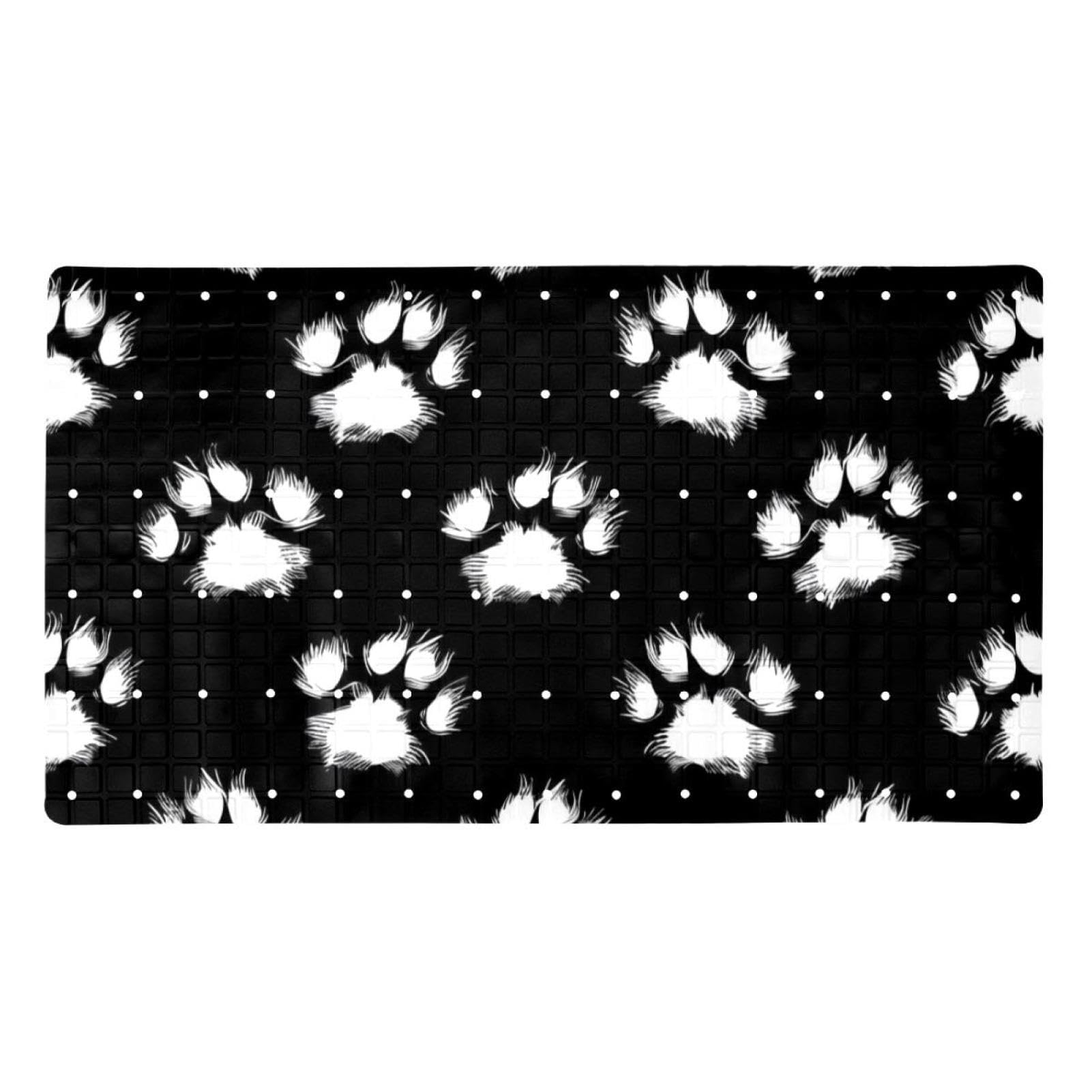 Tapis de bain antidérapant évite les glissades grâce aux ventouses PVC