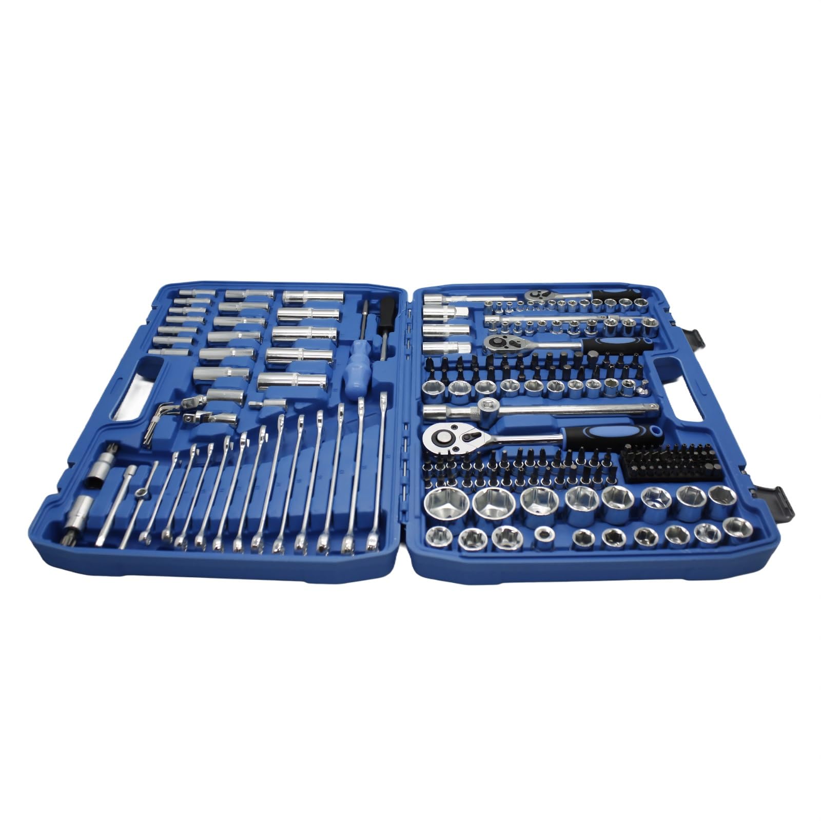 Maletín herramientas multiusos Juego Utensilio Doméstico Reparación Kit Herramientas 216 Piezas Conjunto Herramientas Mano Juego Llaves Trinquete Herramienta Reparación Automóviles