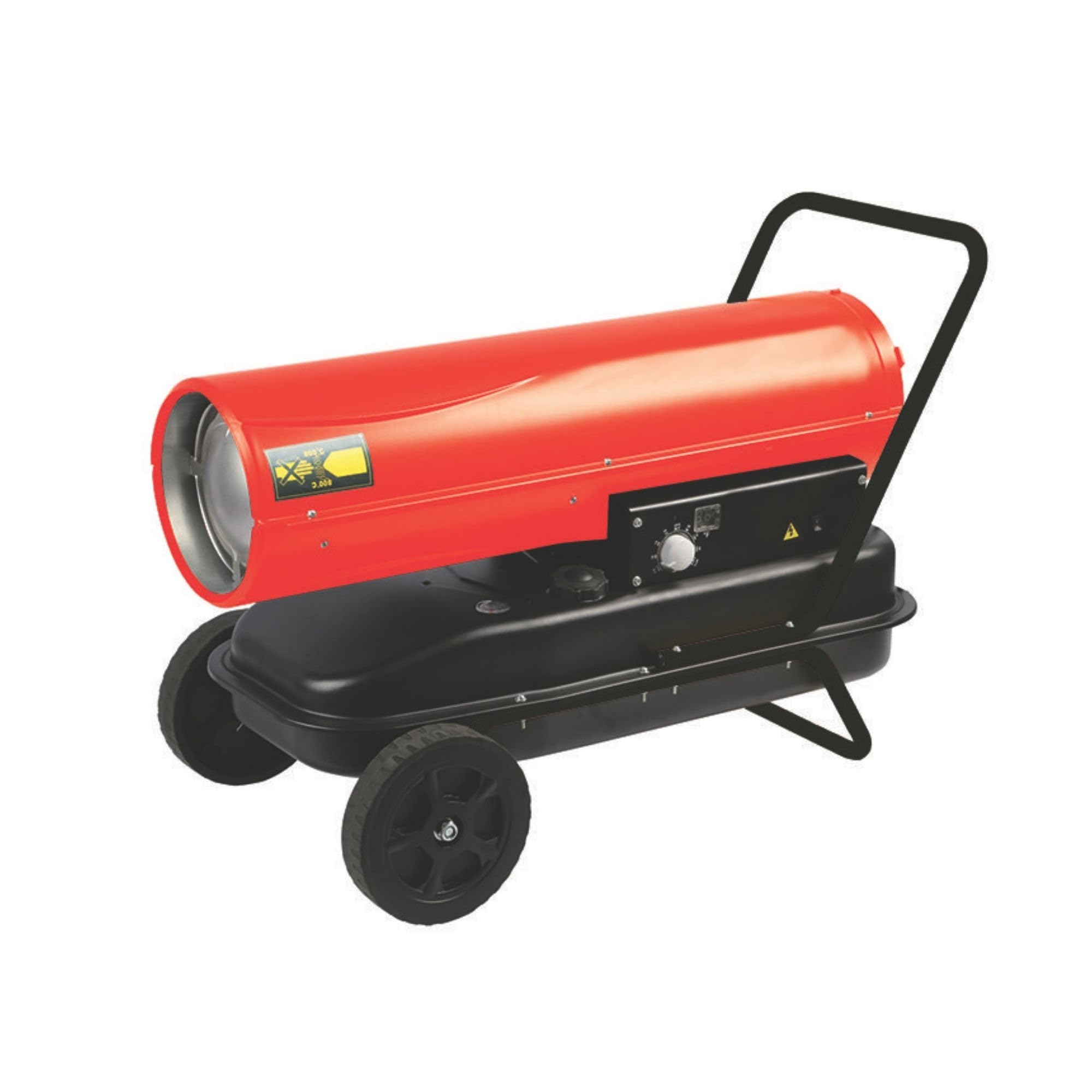 Perel Chauffage à air pulsé Diesel/kerosène, pour intérieur et extérieur, Chauffage Portable pour Chantiers, ateliers, garages et espaces industriels, Faible consommation de Carburant, Protection